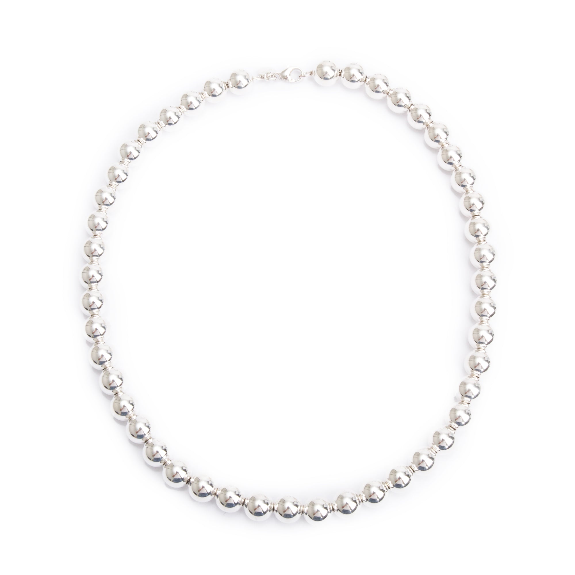 Tiffany & Co. Sterling Silver HardWear Ball Necklace