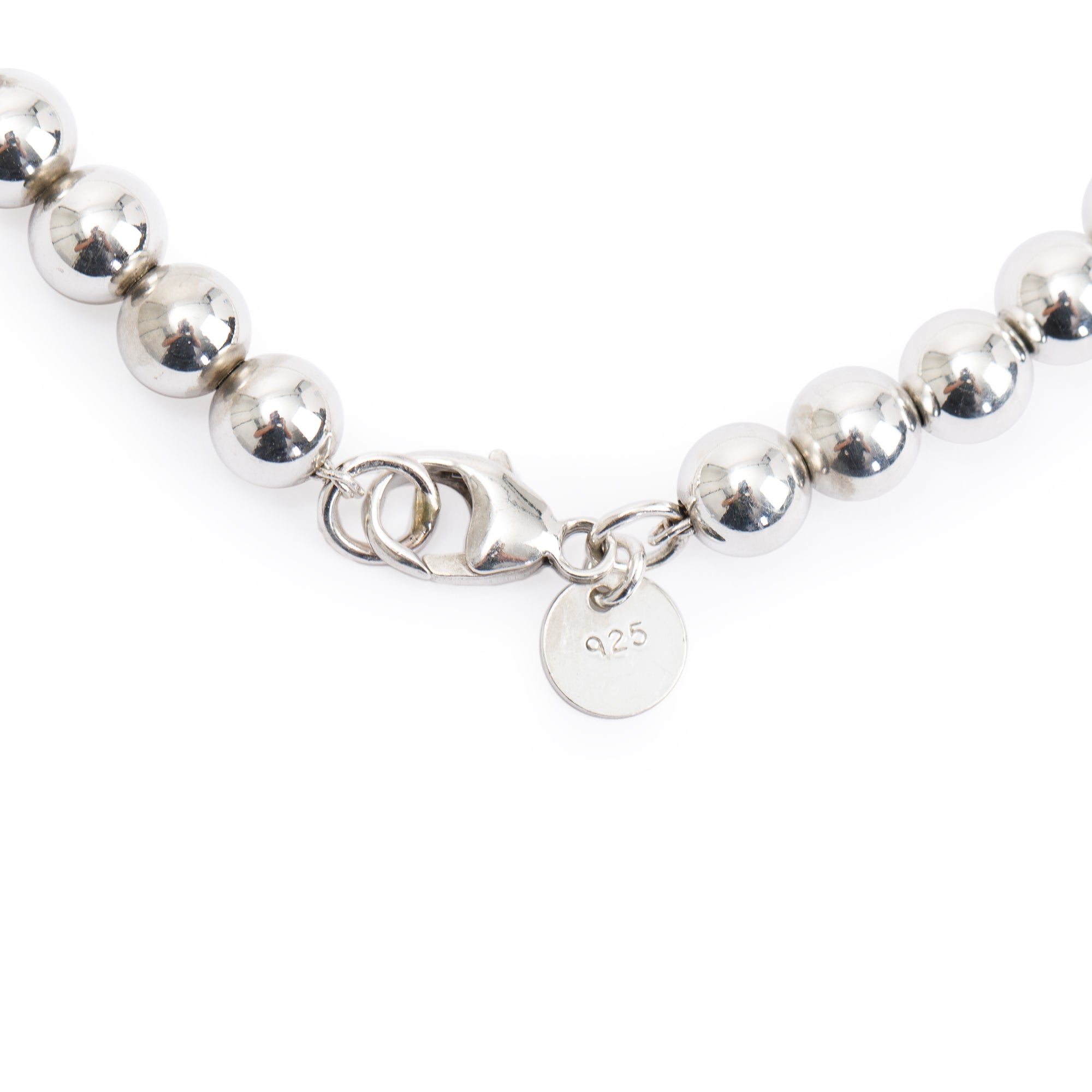 Tiffany & Co. Sterling Silver HardWear Graduated Ball Necklace