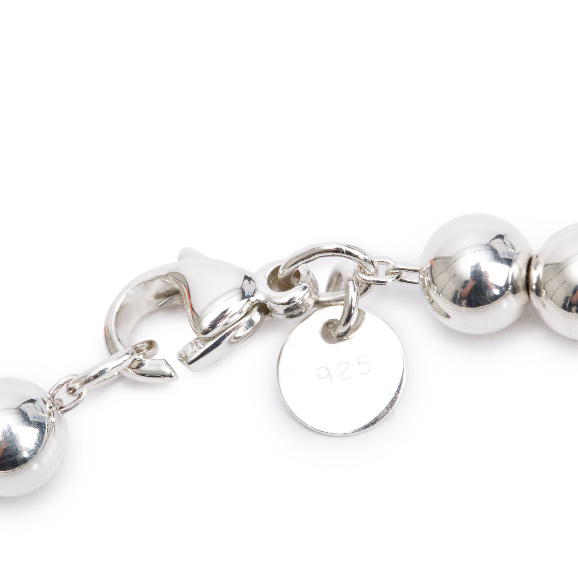 Tiffany & Co. Sterling Silver HardWear Graduated Ball Necklace