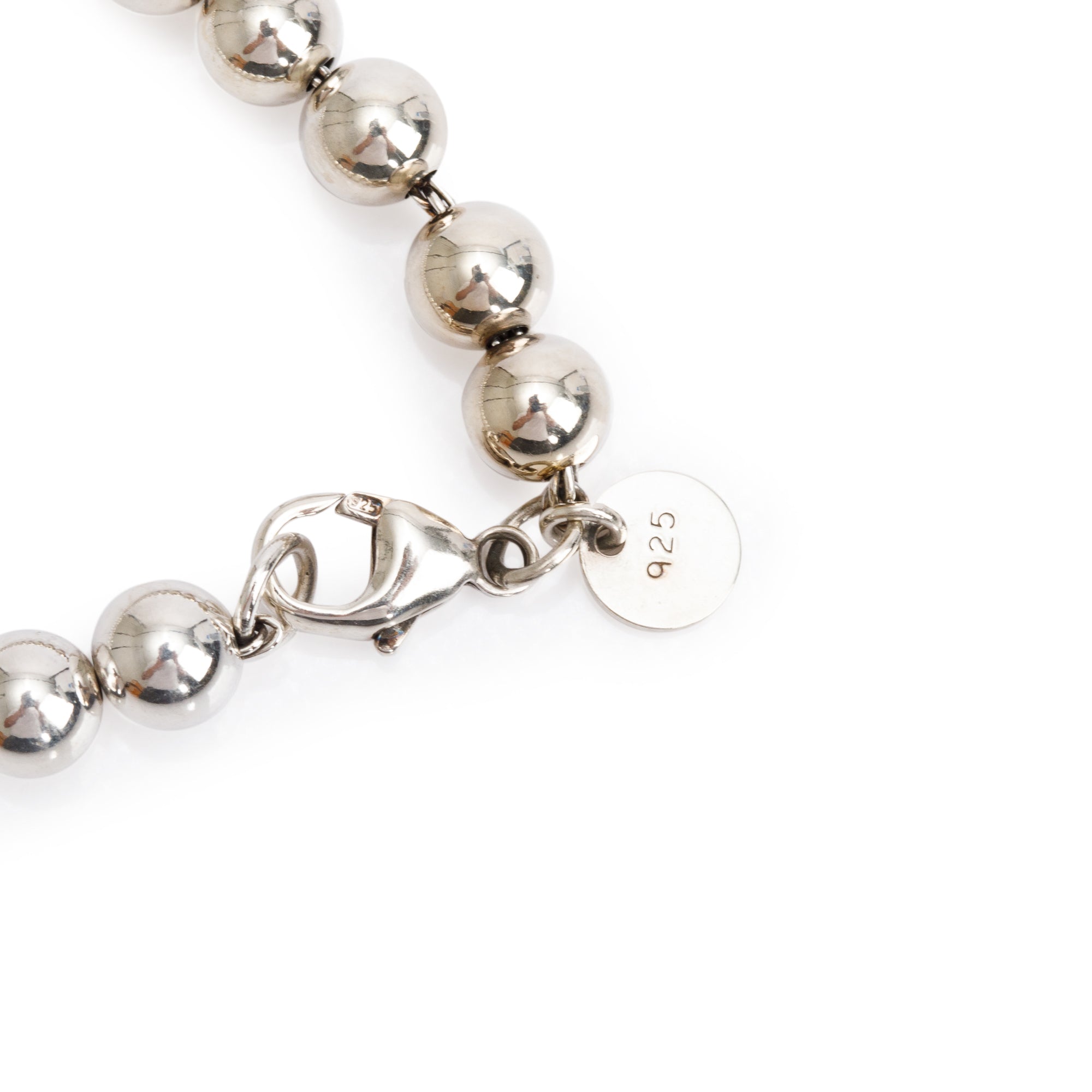 Tiffany & Co. Sterling Silver HardWear Graduated Ball Necklace