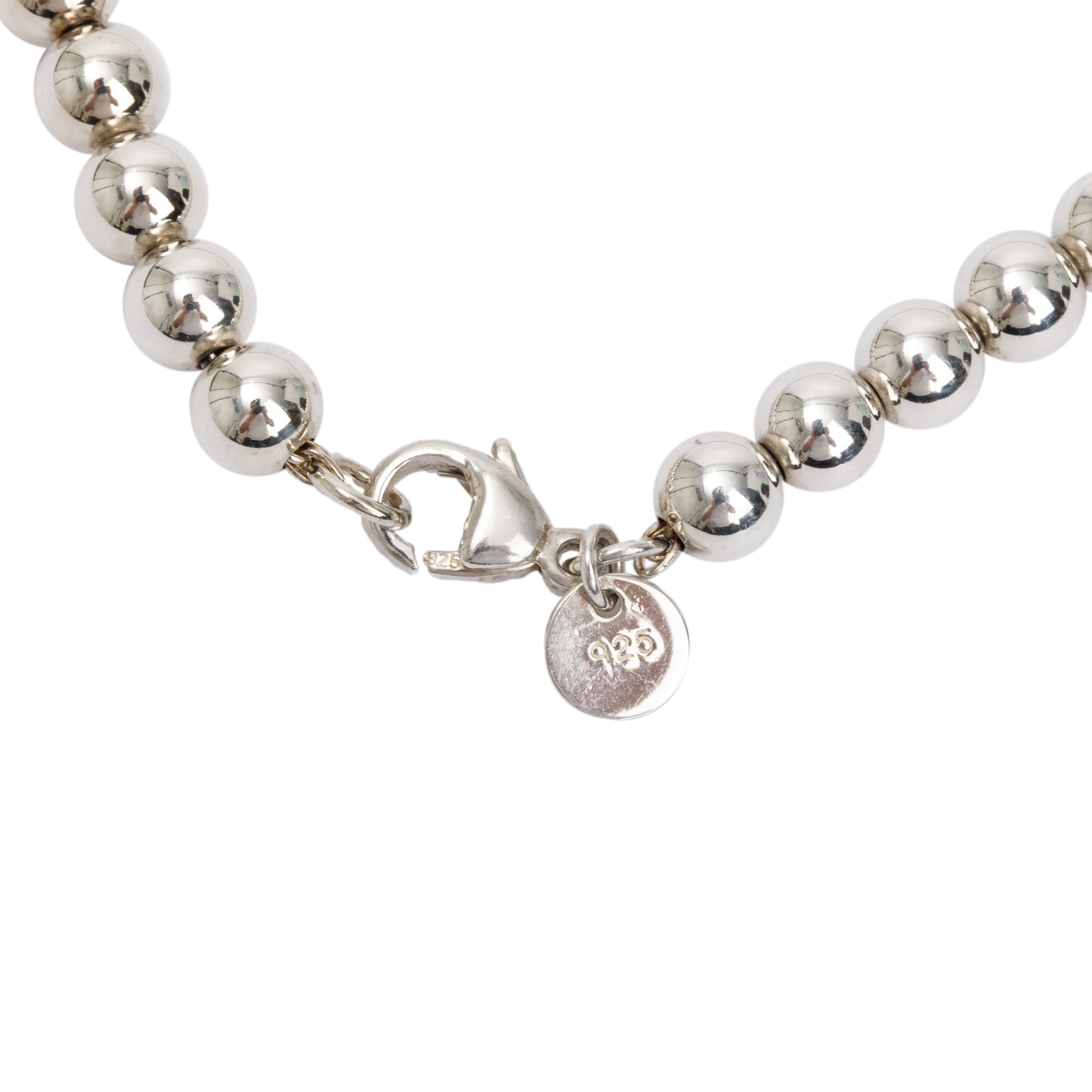 Tiffany & Co. Sterling Silver HardWear Graduated Ball Necklace