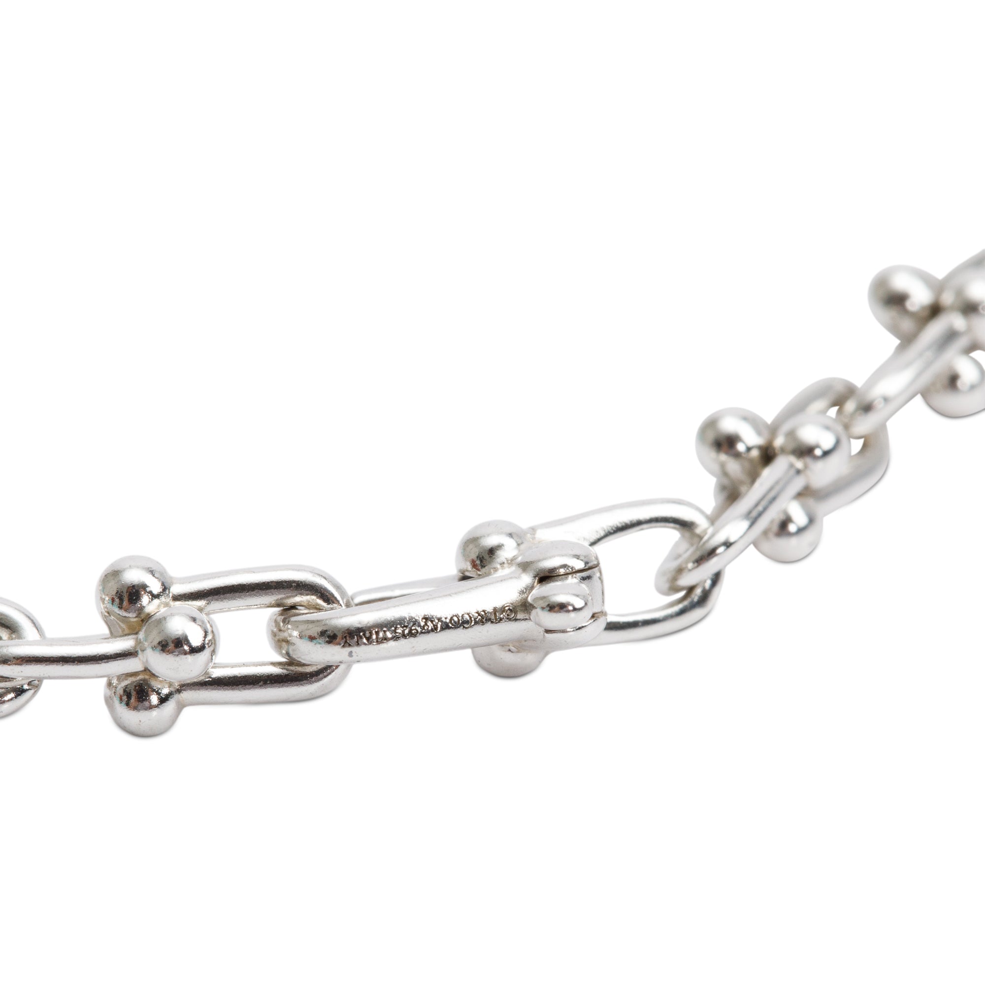 Tiffany & Co. Sterling Silver HardWear Micro Link Bracelet w/ Box