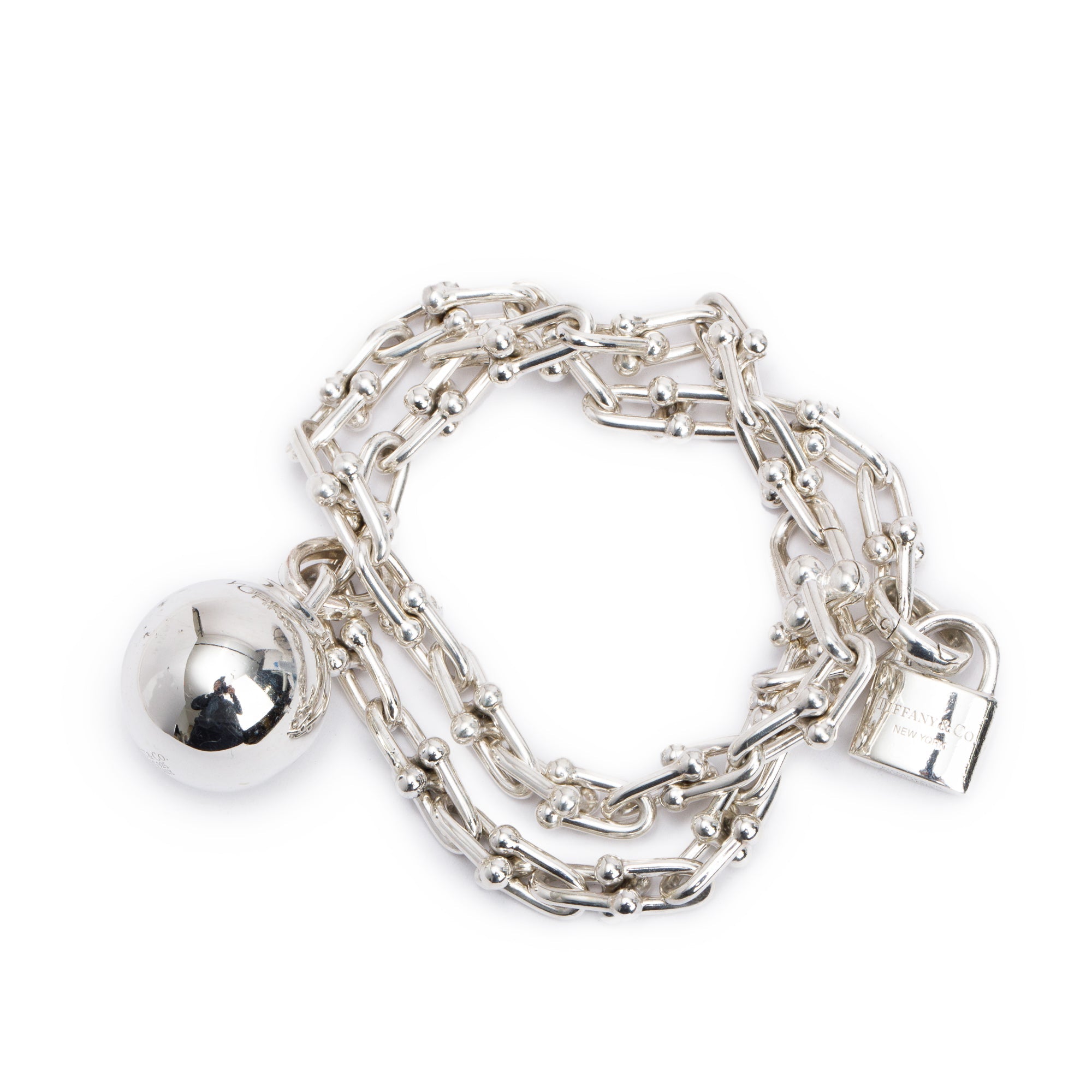 Tiffany & Co. Sterling Silver HardWear Small Wrap Bracelet w/ Box