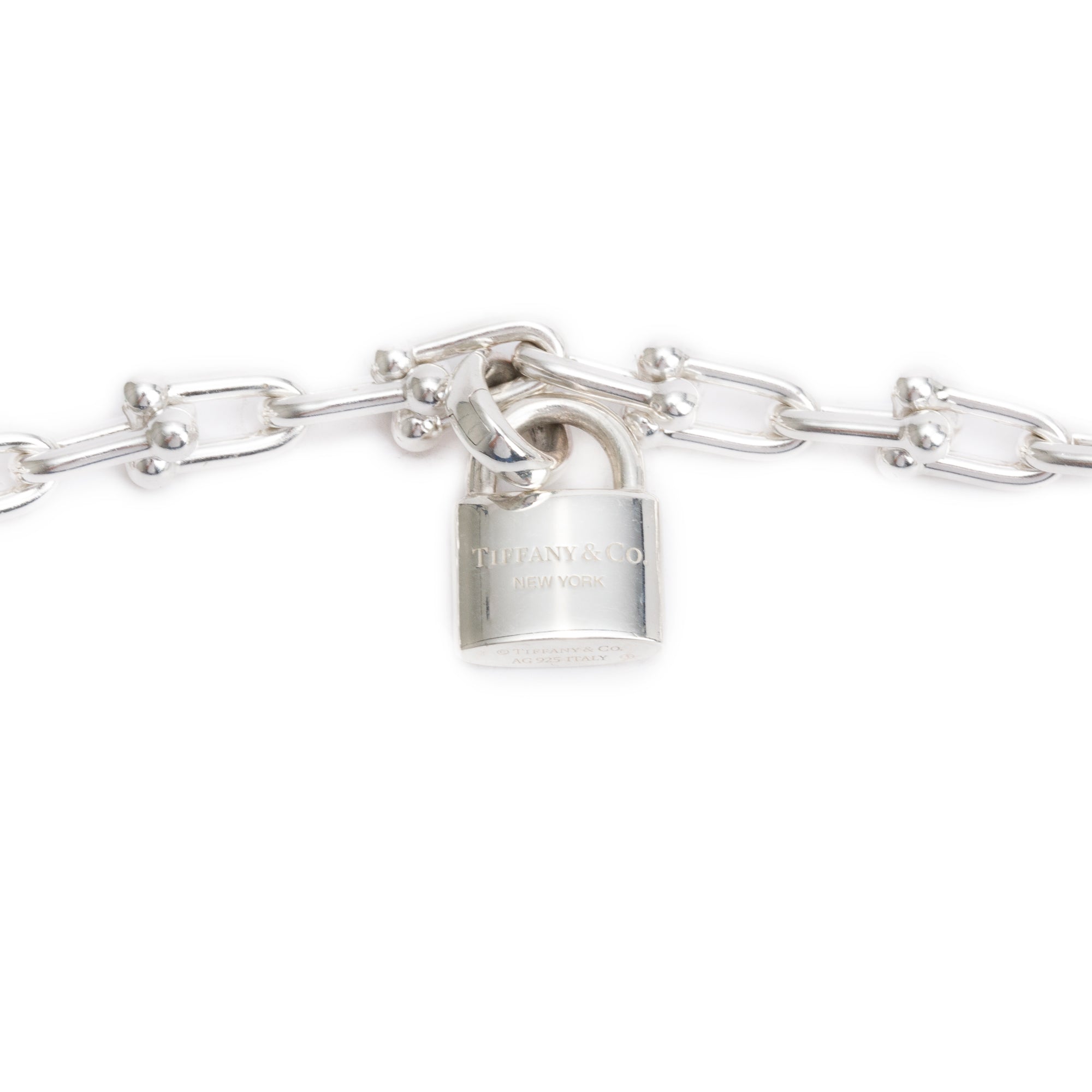 Tiffany & Co. Sterling Silver Hardwear Small Wrap Necklace w/ Box & Receipt