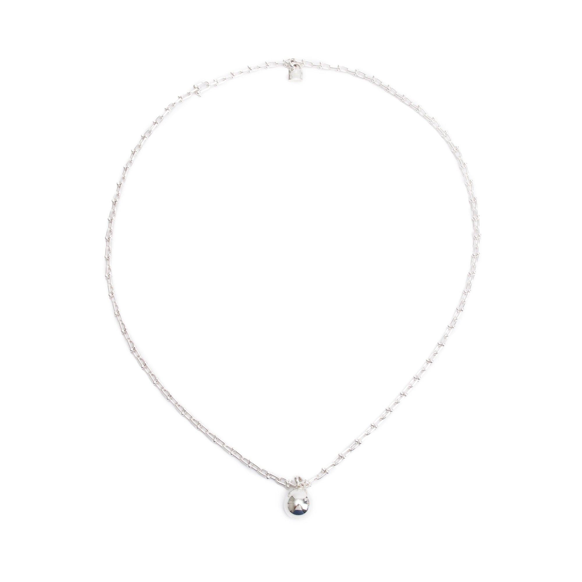 Tiffany & Co. Sterling Silver Hardwear Small Wrap Necklace w/ Box & Receipt