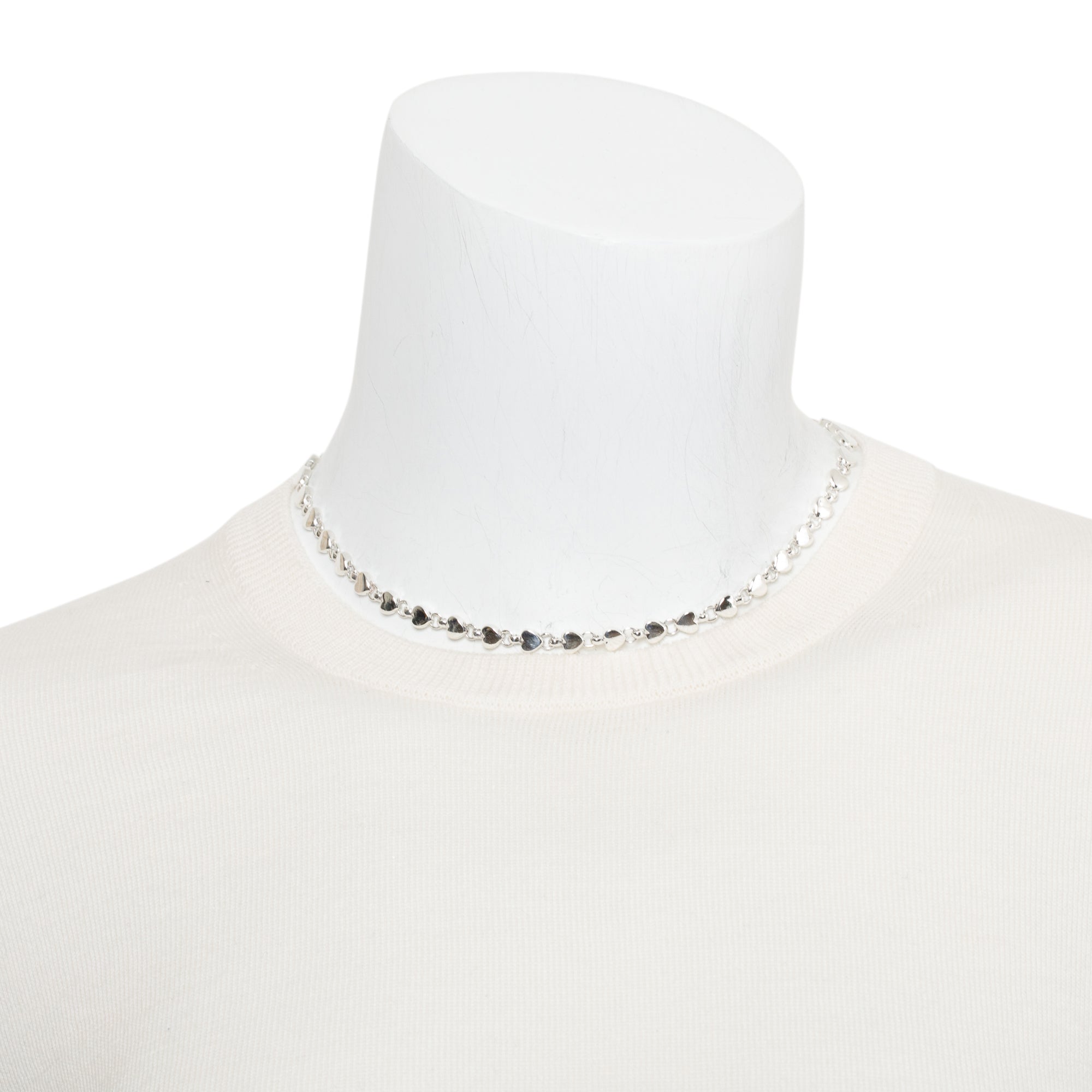 Tiffany & Co. Sterling Silver Heart Link Necklace