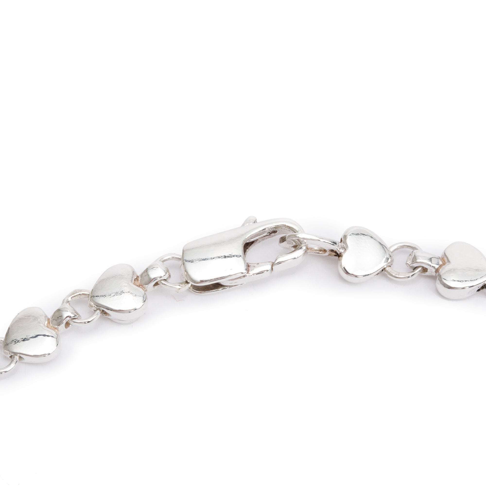 Tiffany & Co. Sterling Silver Heart Link Necklace