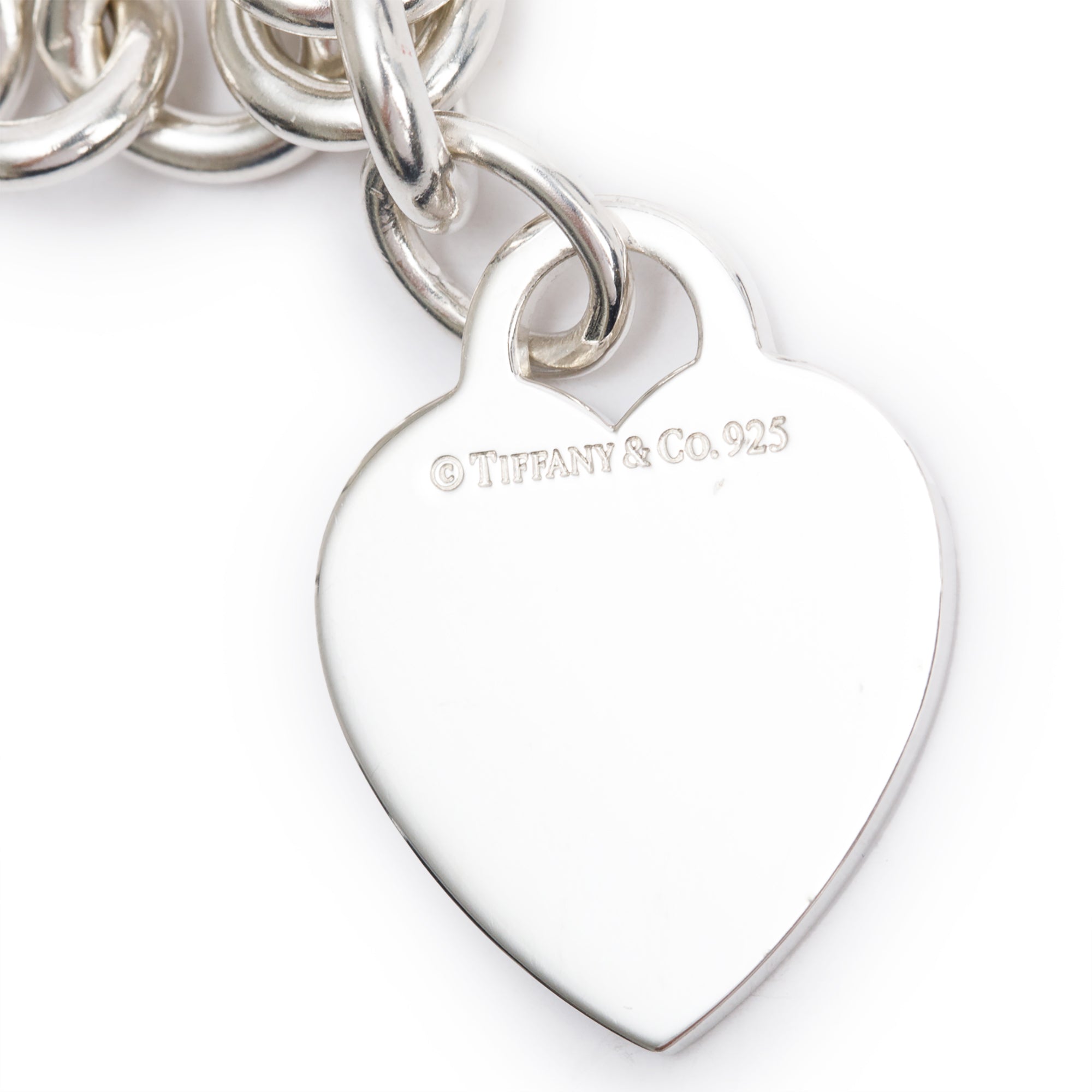 Tiffany & Co. Sterling Silver Heart Tag Necklace