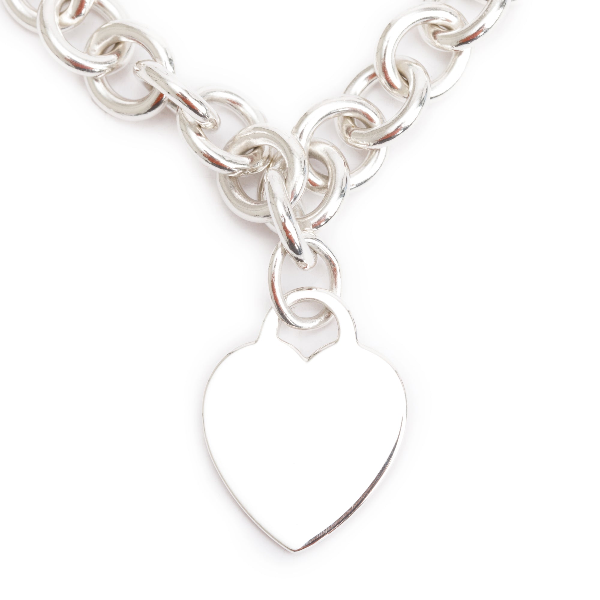 Tiffany & Co. Sterling Silver Heart Tag Necklace