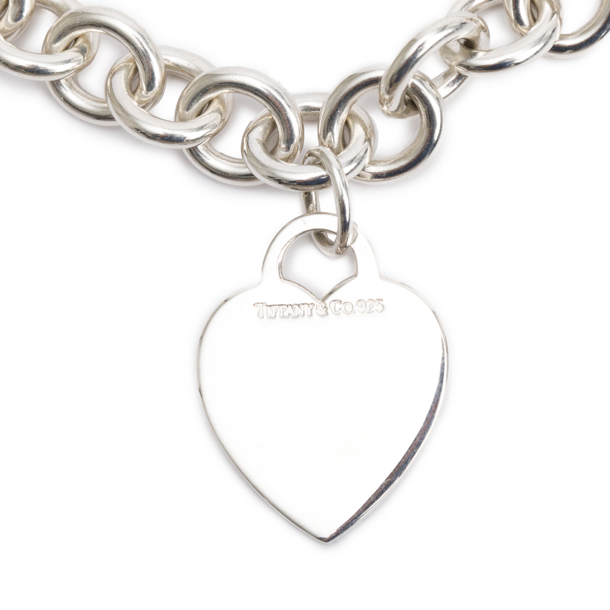 Tiffany & Co. Sterling Silver Heart Tag Necklace