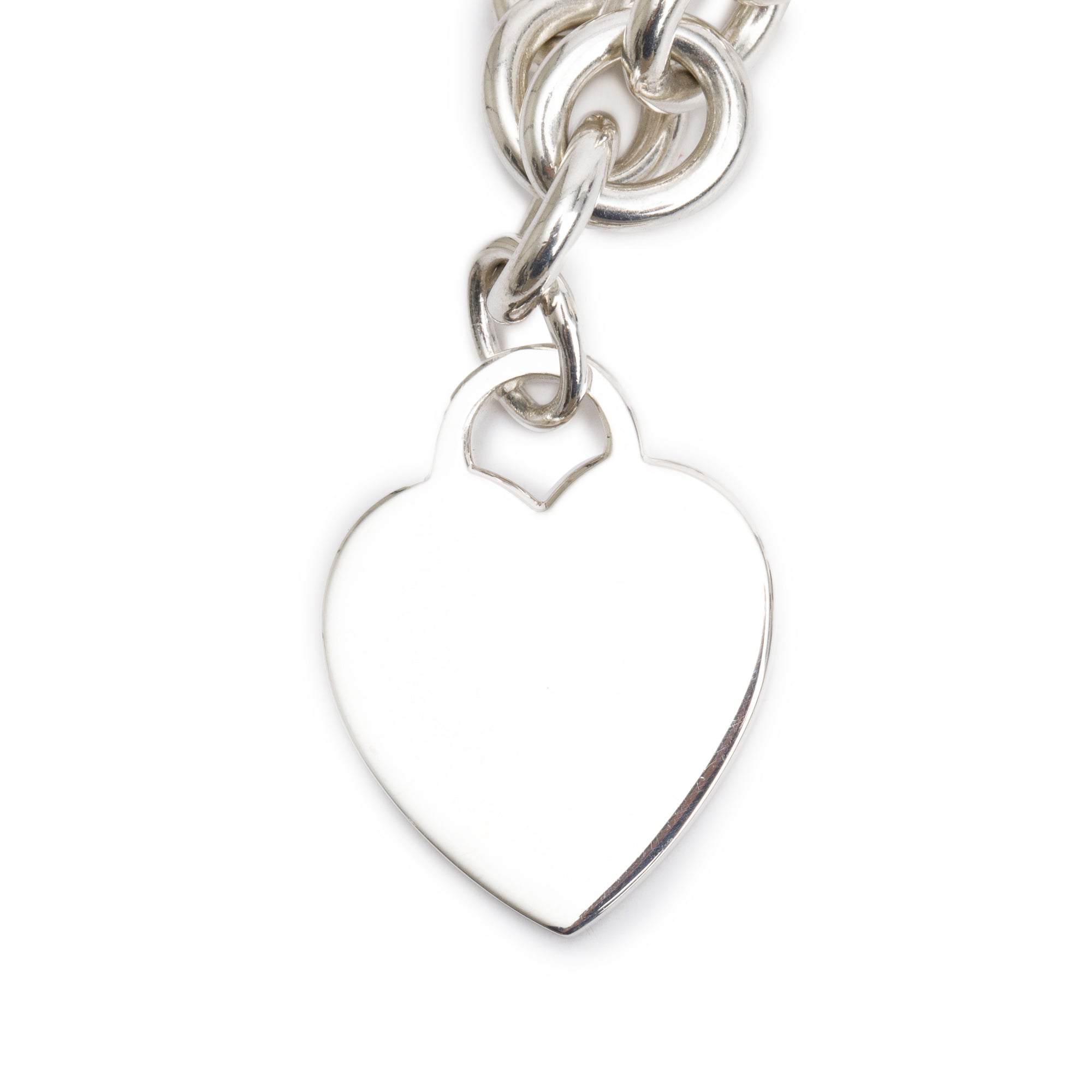 Tiffany & Co. Sterling Silver Heart Tag Necklace