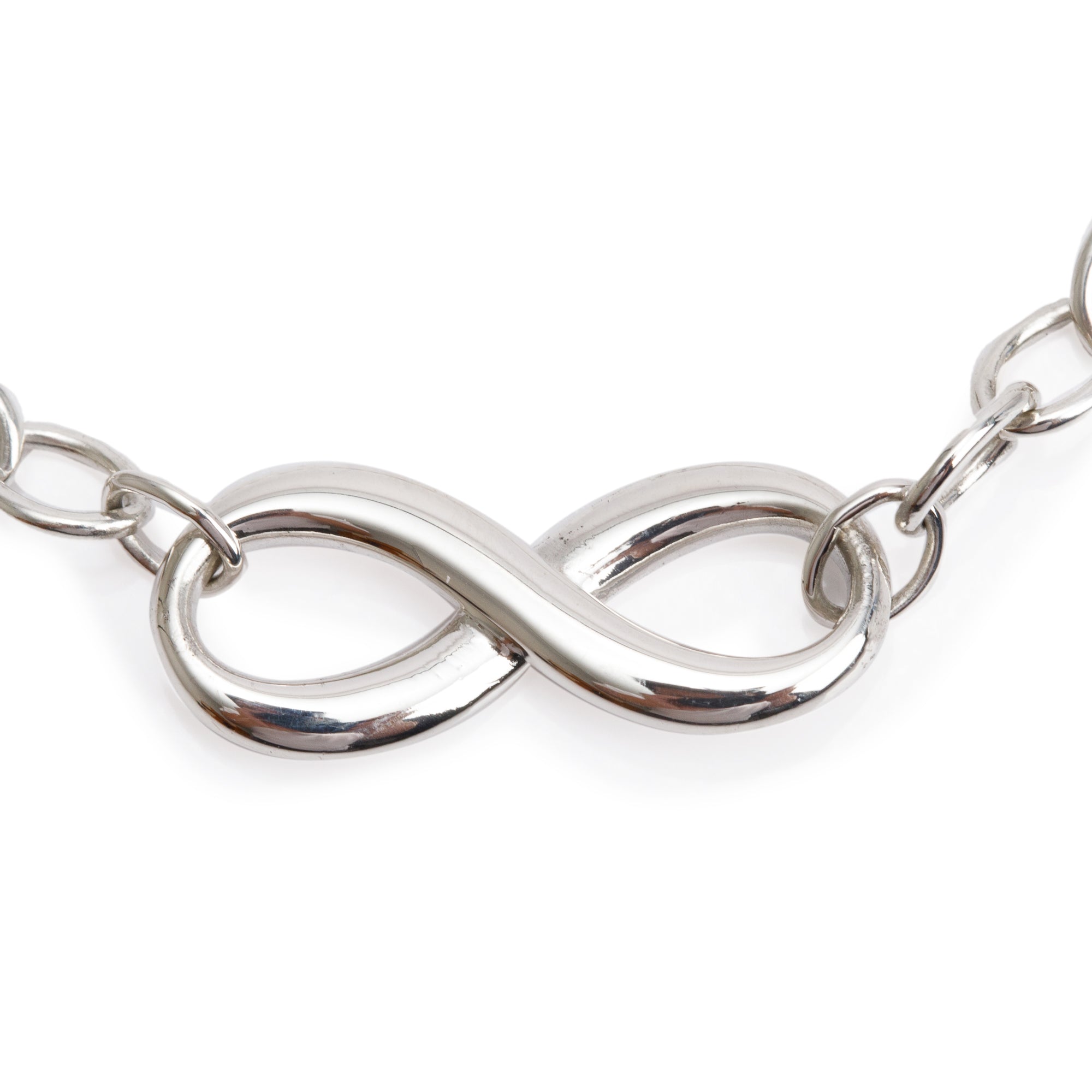Tiffany & Co. Sterling Silver Infinity Link Bracelet