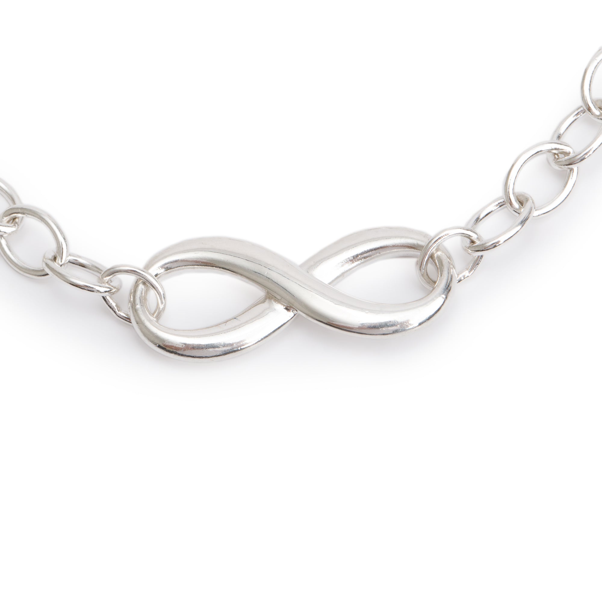 Tiffany & Co. Sterling Silver Infinity Link Bracelet