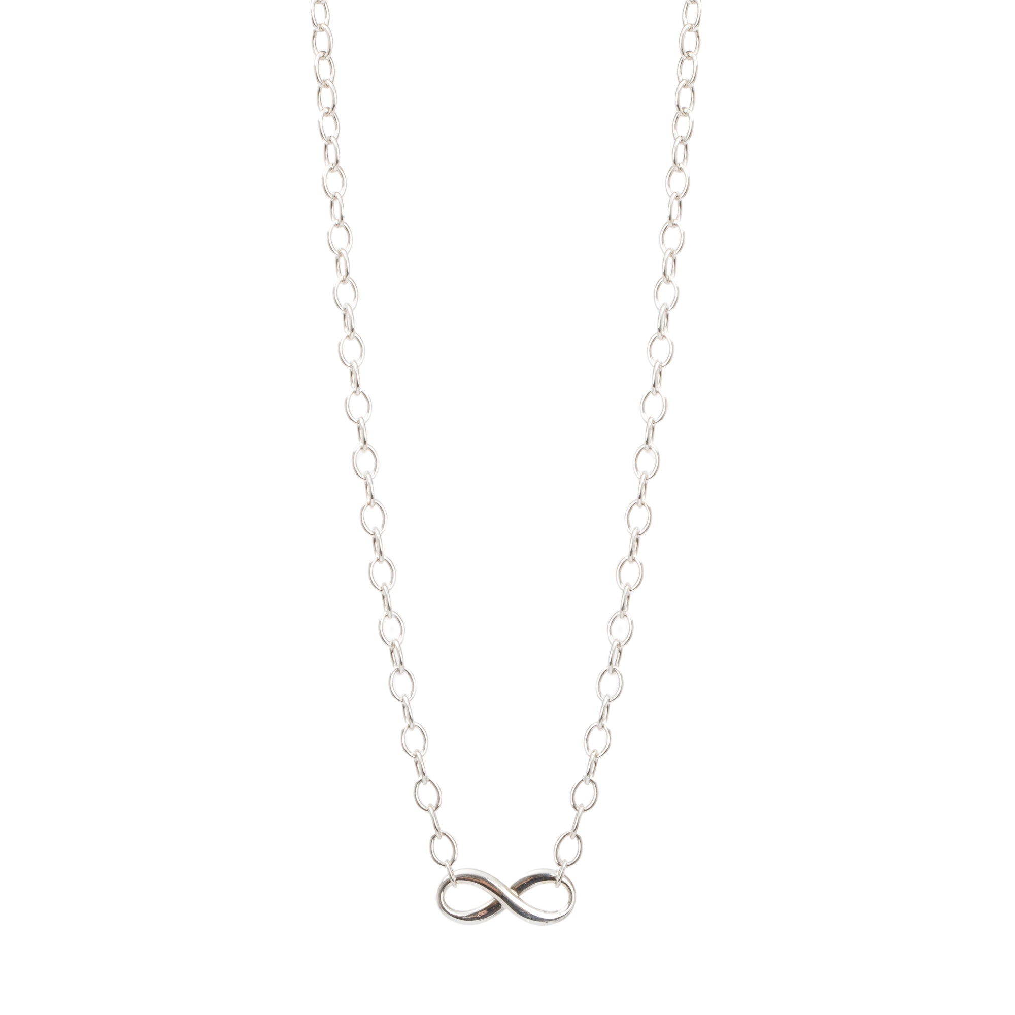 Tiffany & Co. Sterling Silver Infinity Link Necklace