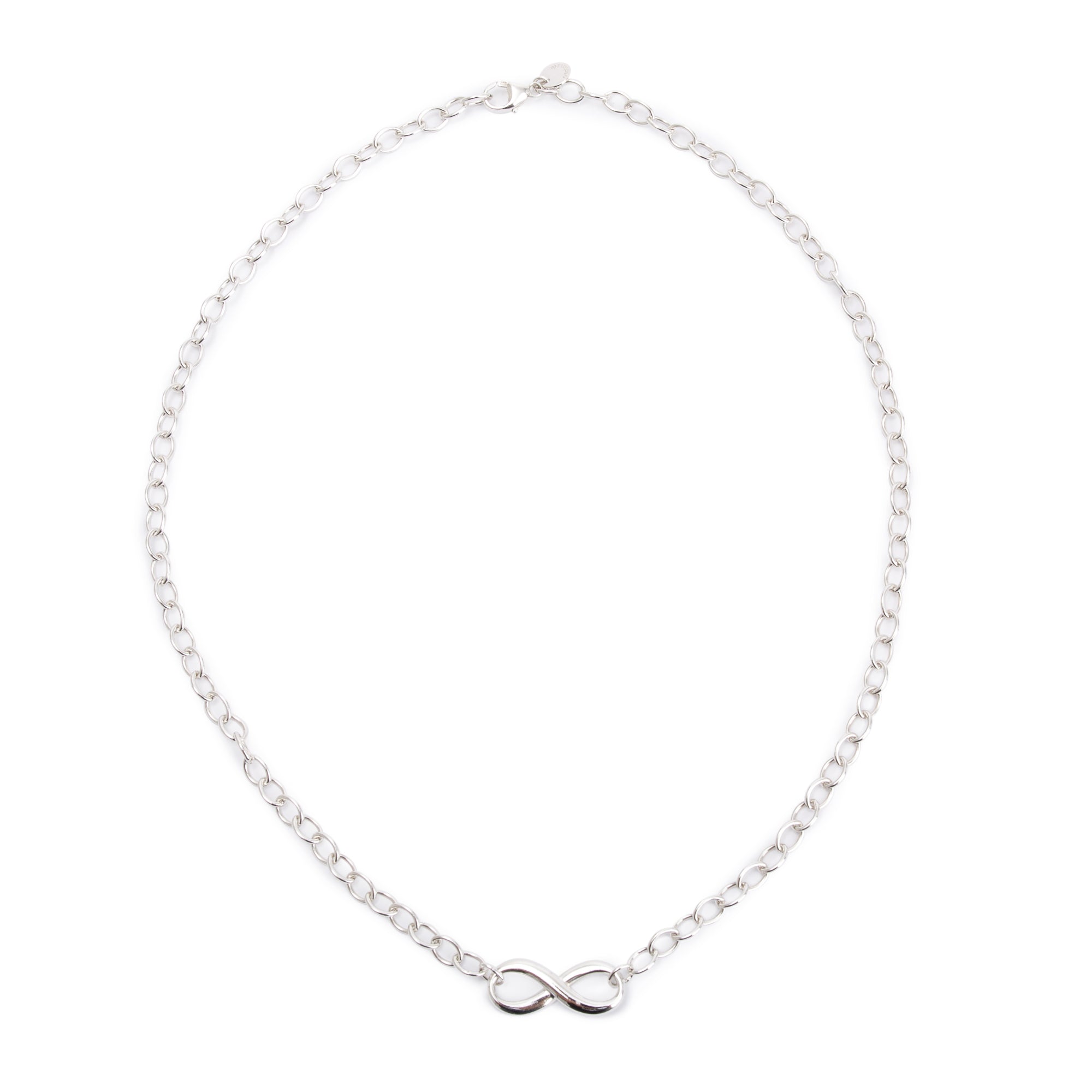 Tiffany & Co. Sterling Silver Infinity Link Necklace