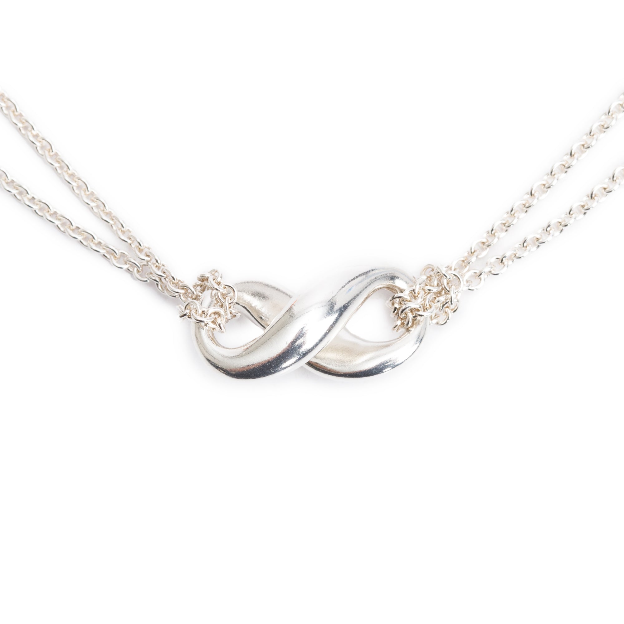 Tiffany & Co. Sterling Silver Infinity Pendant Necklace