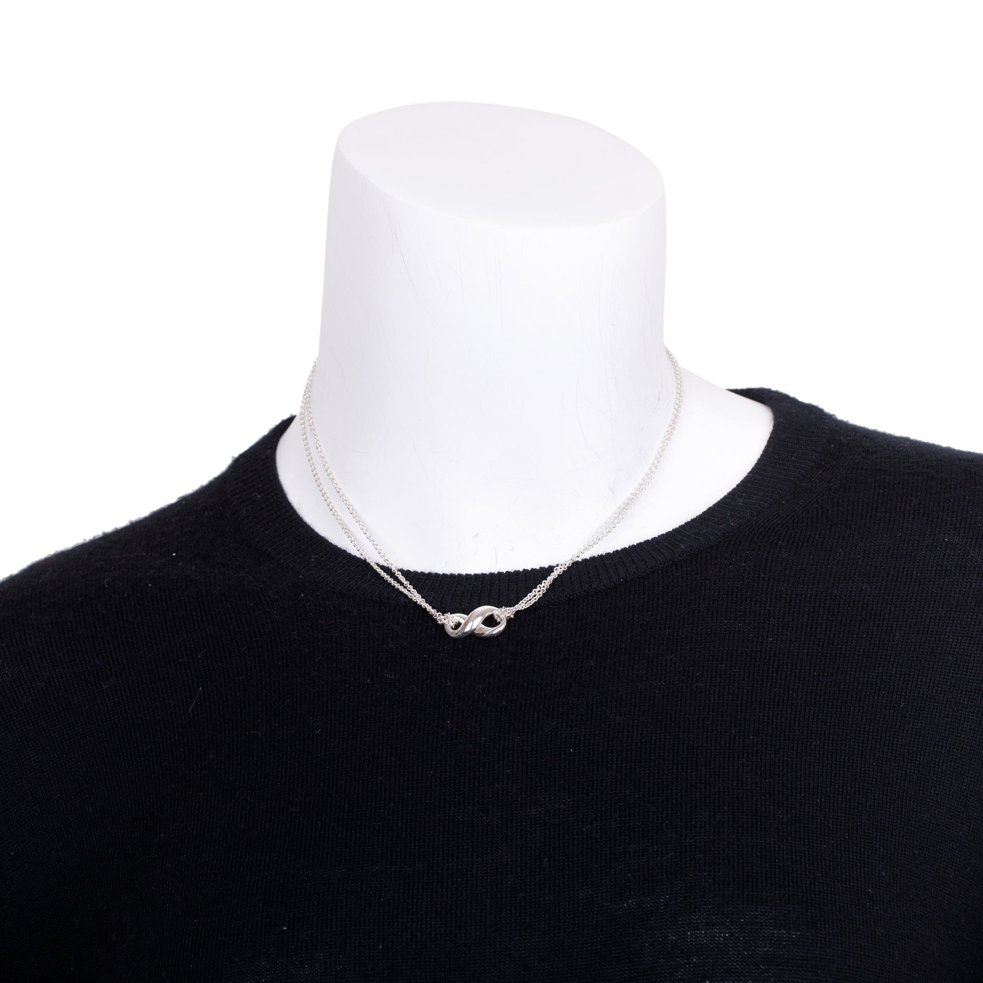 Tiffany & Co. Sterling Silver Infinity Pendant Necklace