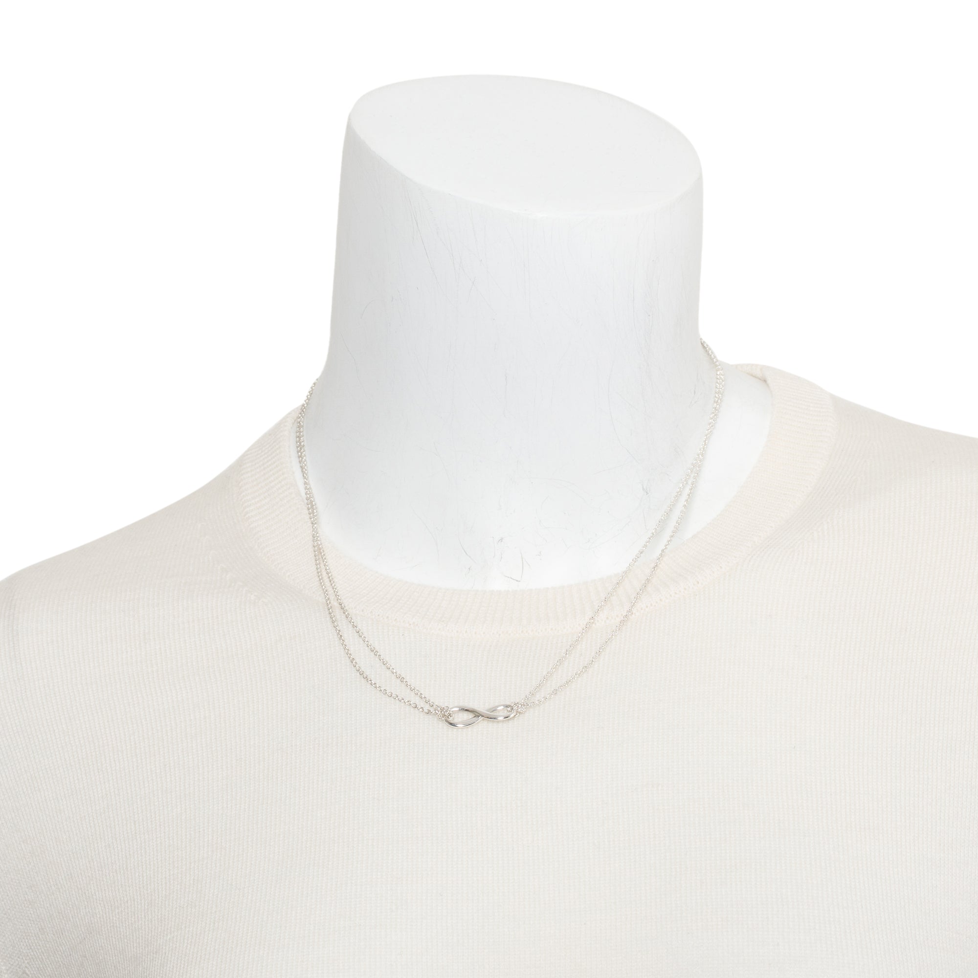 Tiffany & Co. Sterling Silver Infinity Pendant Necklace