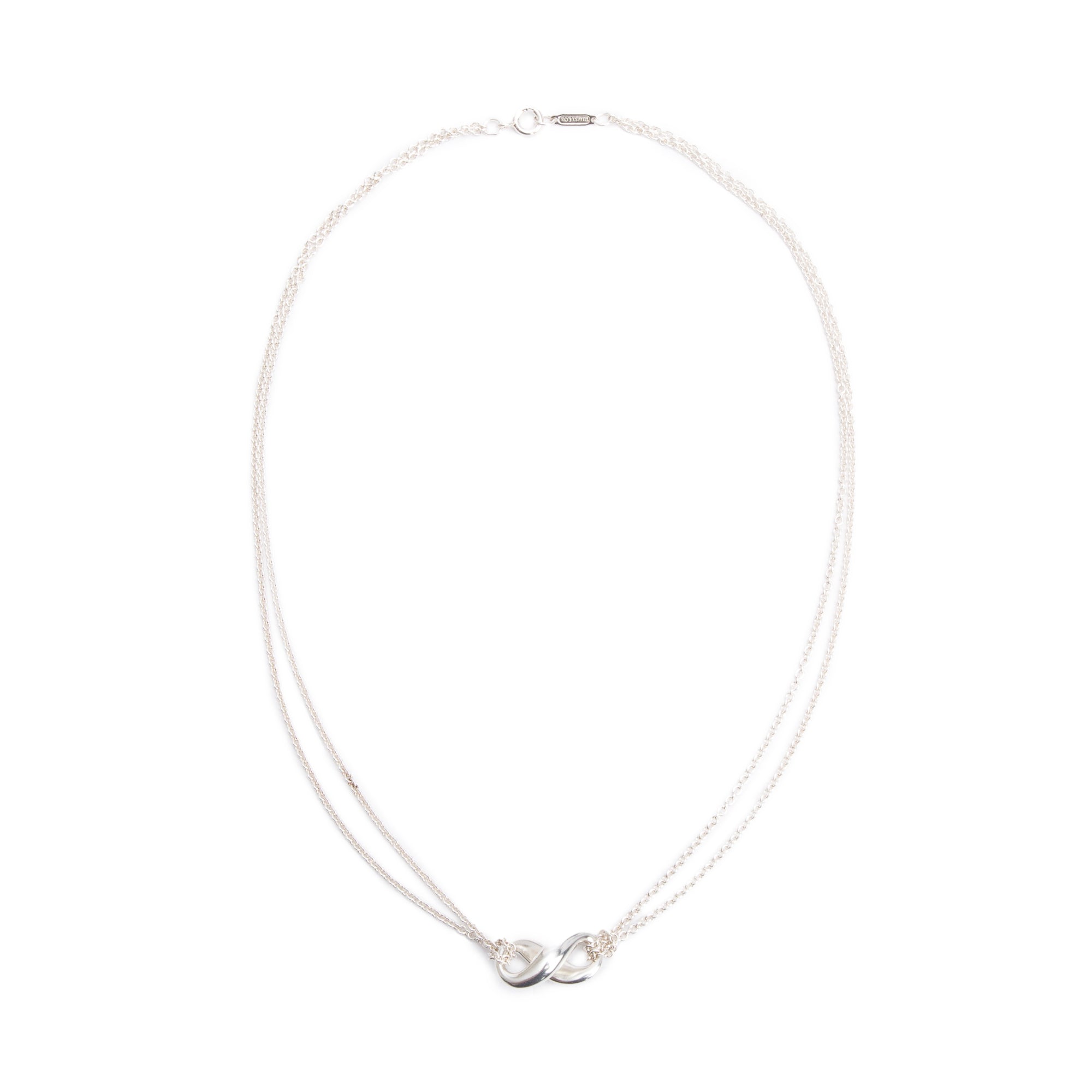 Tiffany & Co. Sterling Silver Infinity Pendant Necklace