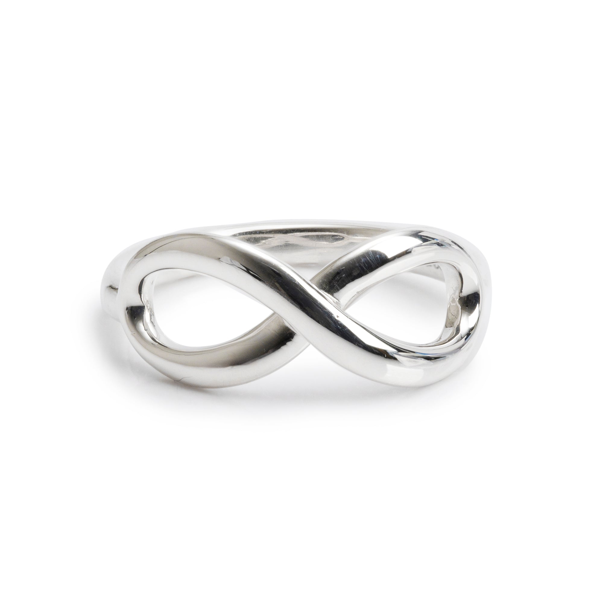 Tiffany & Co. Sterling Silver Infinity Ring, Size 5