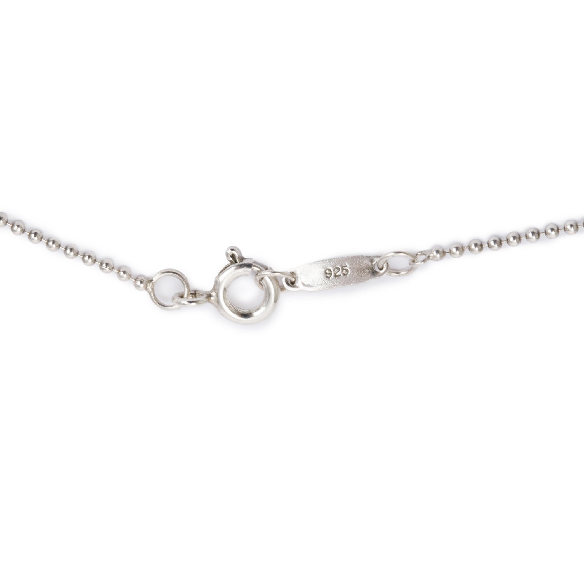 Tiffany & Co. Sterling Silver Large Crown Key Pendant Necklace