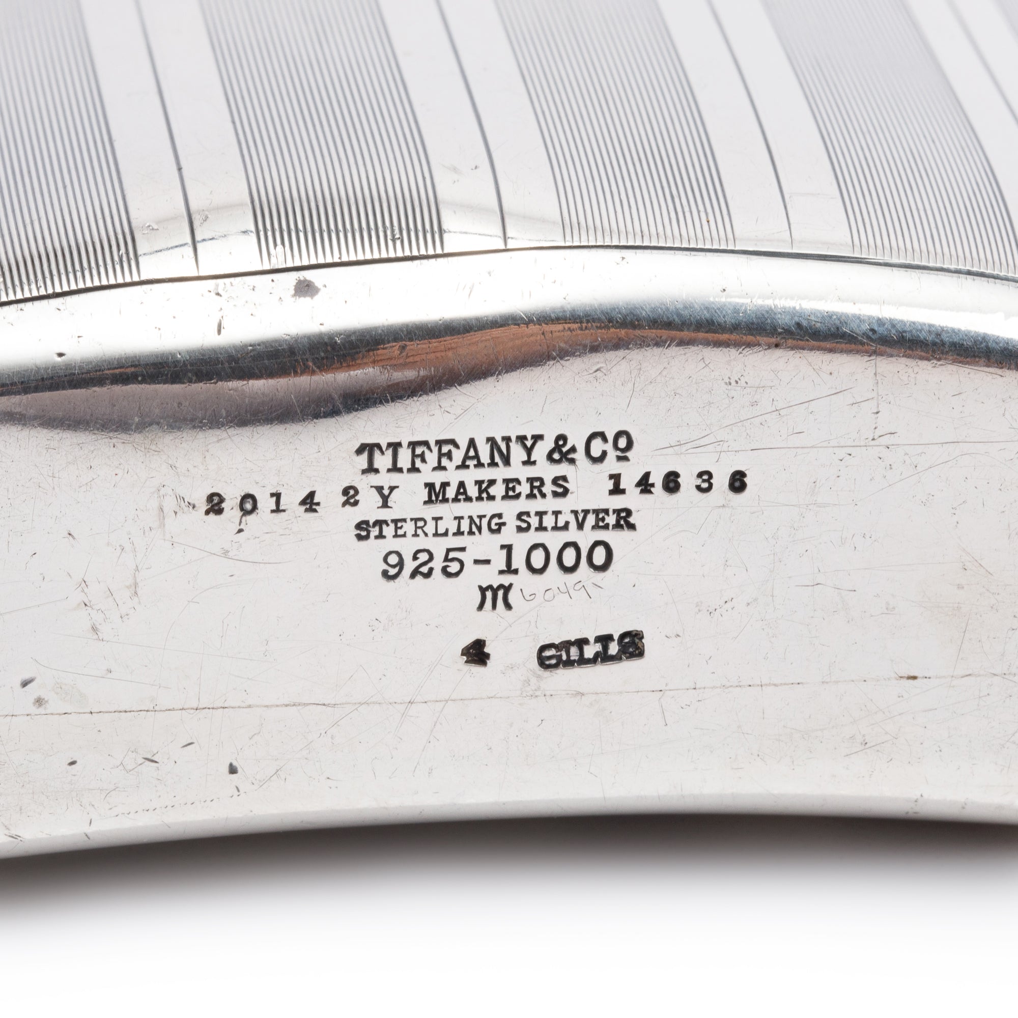 Tiffany & Co. Sterling Silver Makers Flask