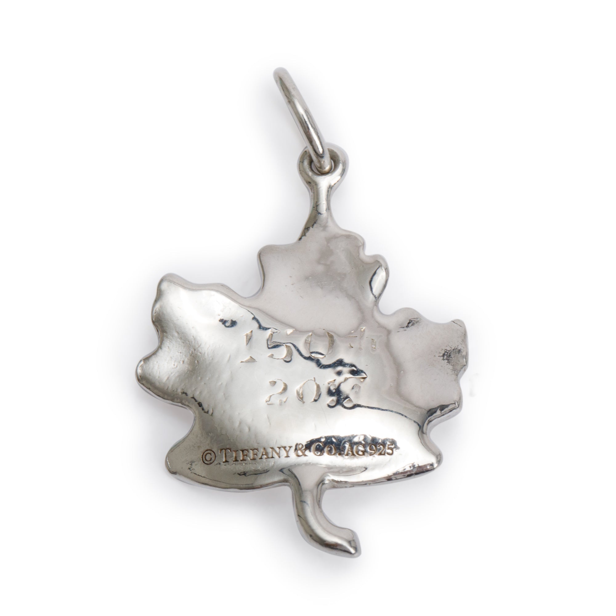 Tiffany & Co. Sterling Silver Maple Leaf Charm