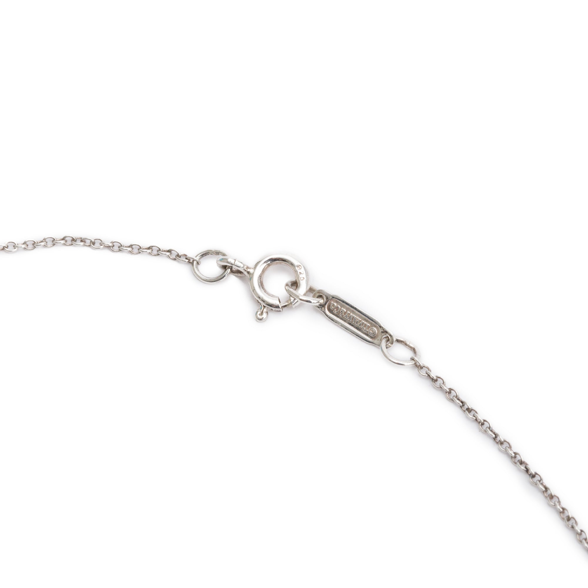 Tiffany & Co. Sterling Silver Medium 1837 Circle Pendant Necklace