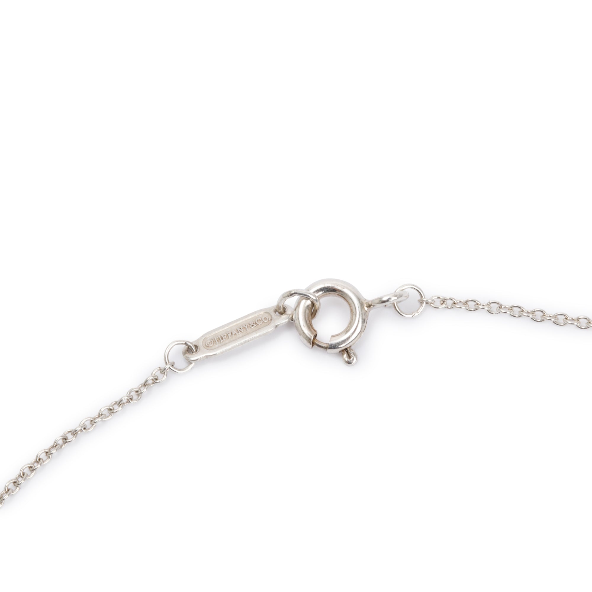 Tiffany & Co. Sterling Silver Medium 1837 Circle Pendant Necklace