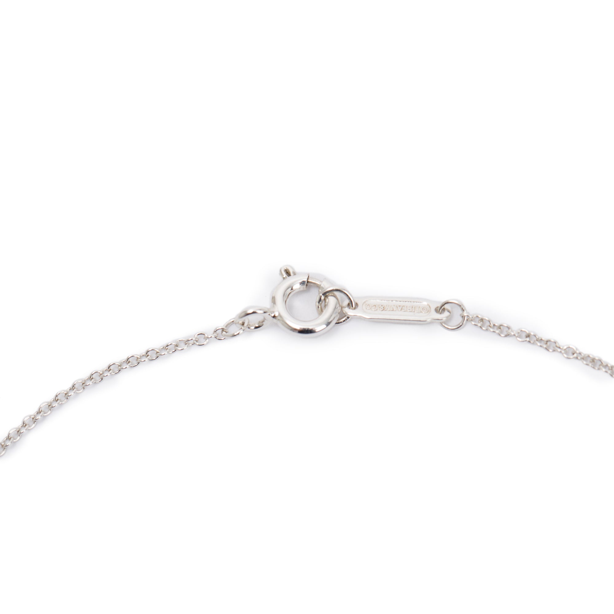 Tiffany & Co. Sterling Silver Medium 1837 Circle Pendant Necklace