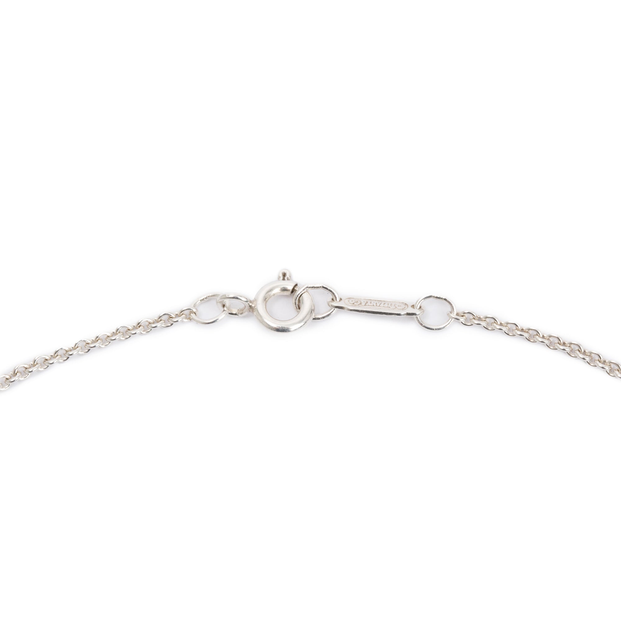 Tiffany & Co. Sterling Silver Medium 1837 Interlocking Circles Pendant Necklace