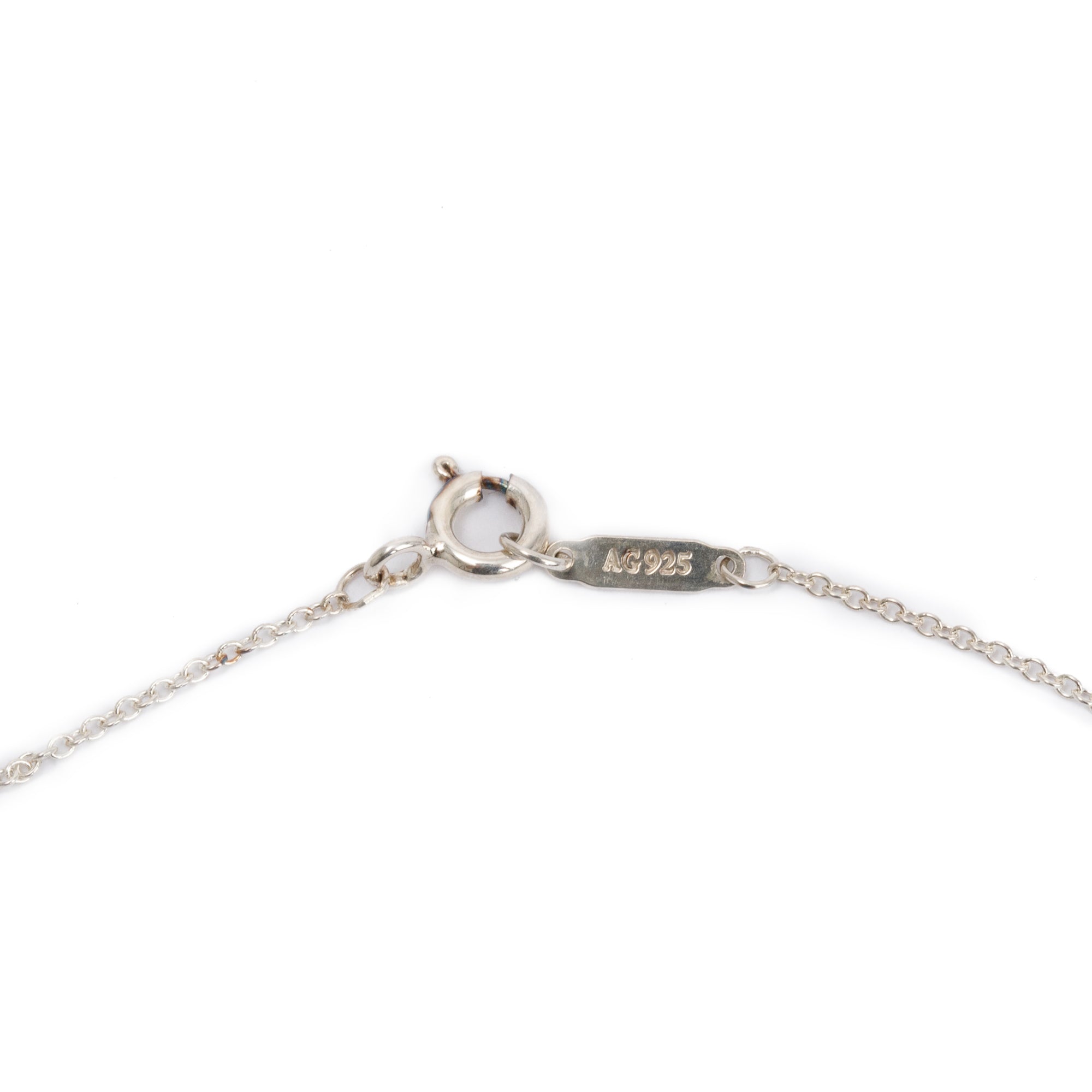 Tiffany & Co. Sterling Silver Medium Notes Heart Tag Pendant Necklace