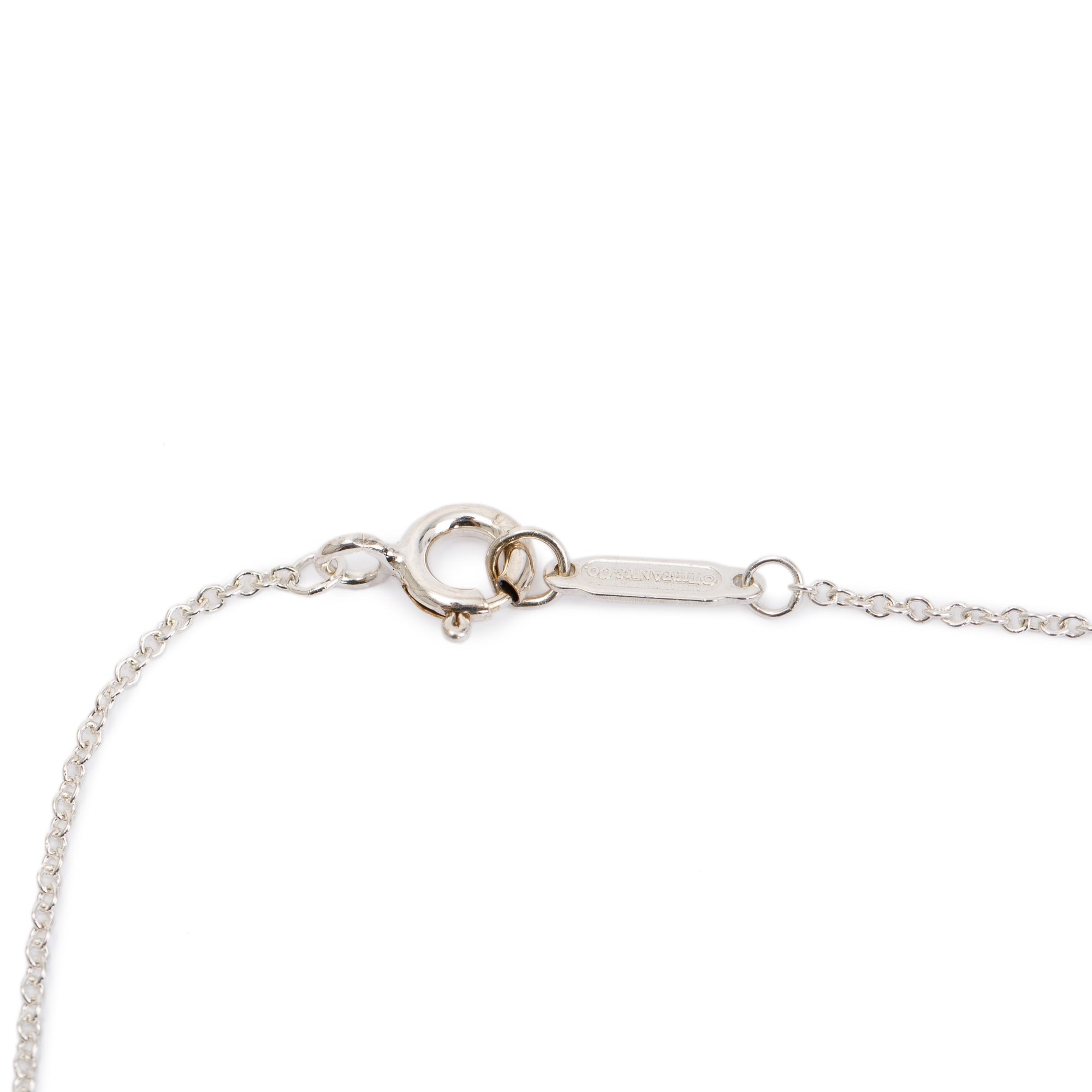 Tiffany & Co. Sterling Silver Medium Notes Heart Tag Pendant Necklace