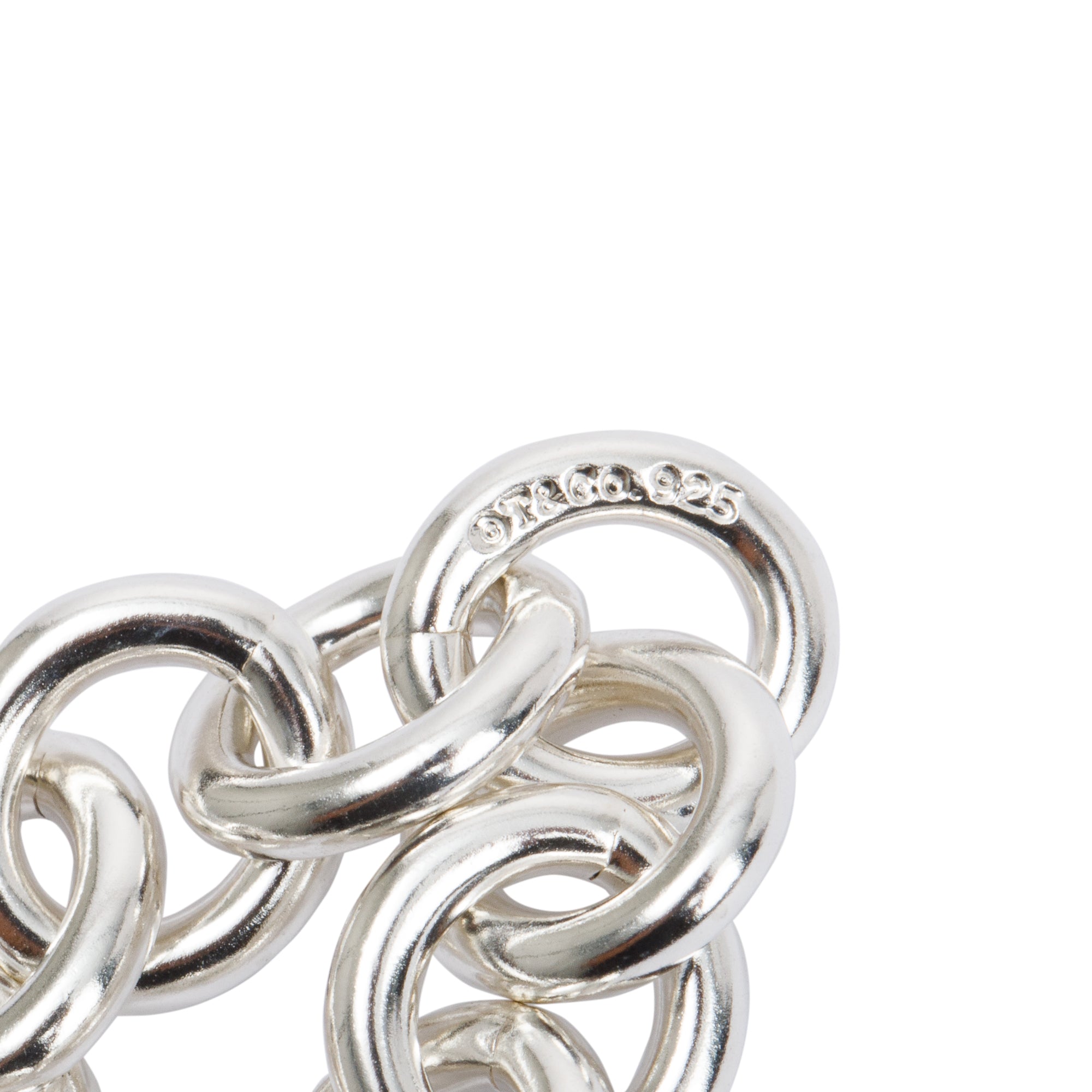 Tiffany & Co. Sterling Silver Medium Round Link Bracelet