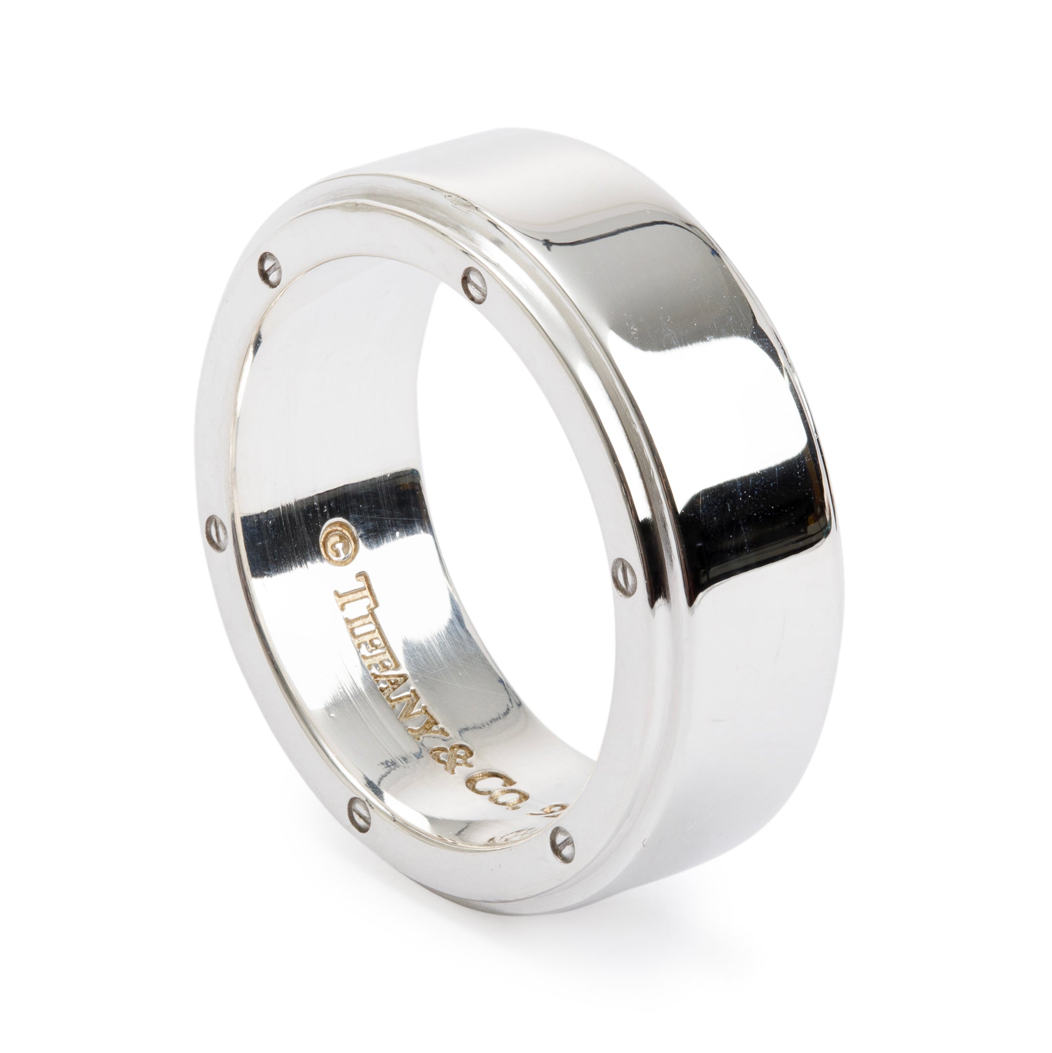 Tiffany & Co. Sterling Silver Metropolis Band Ring, Size 11