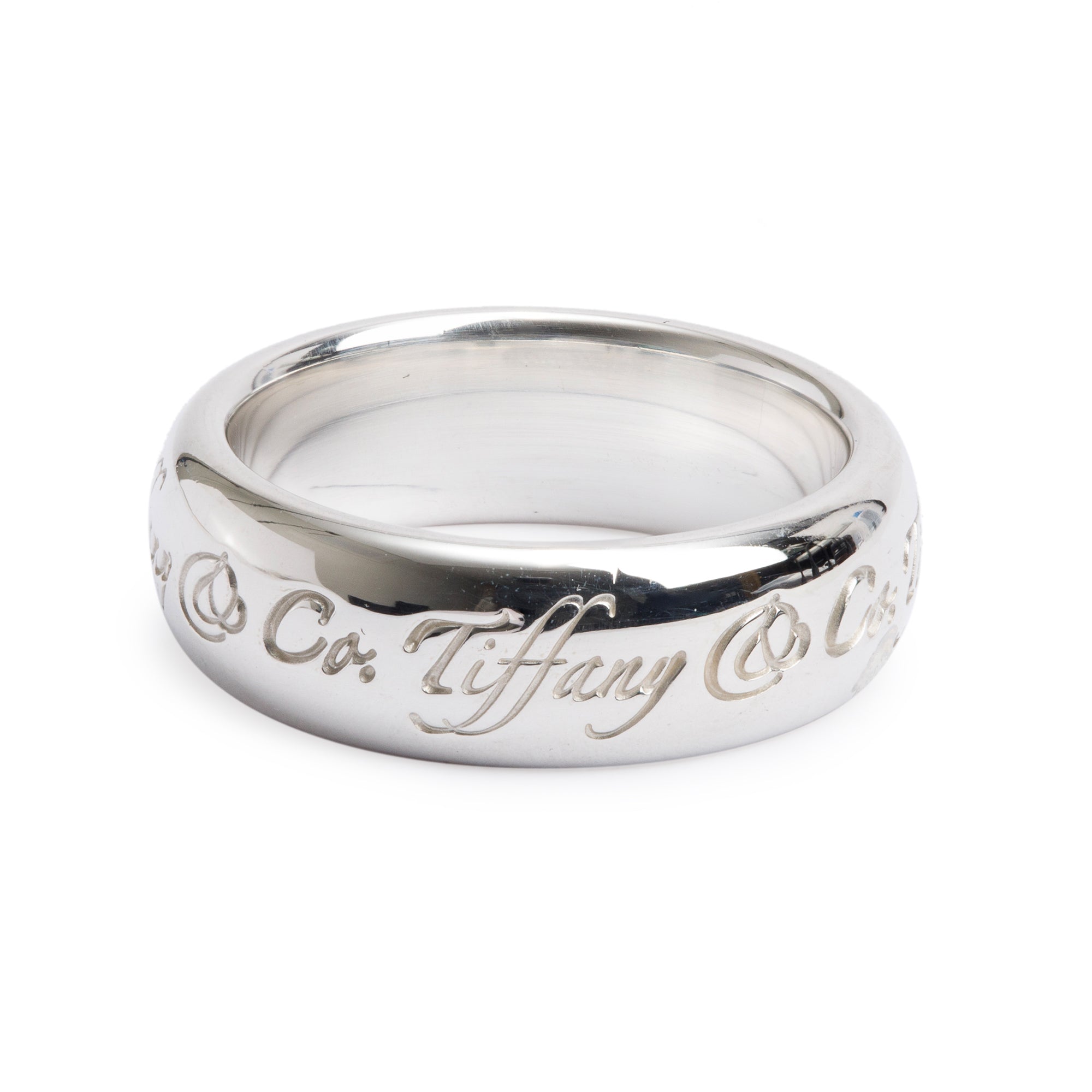 Tiffany & Co. Sterling Silver Notes 6MM Band Ring