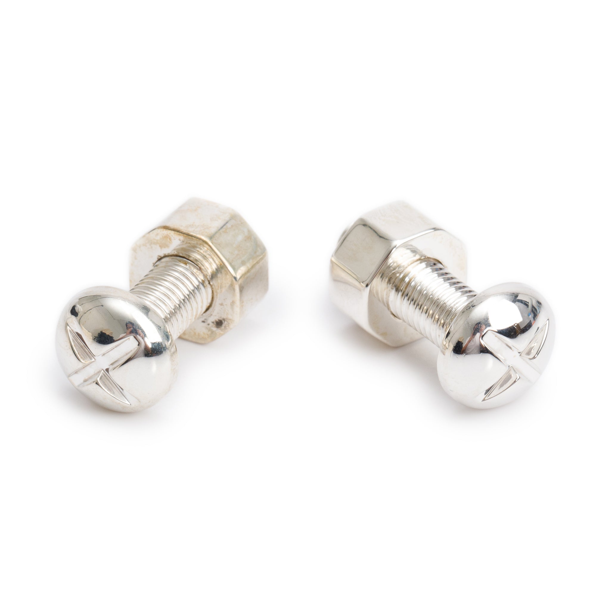 Tiffany & Co. Sterling Silver Nut & Bolt Cufflinks
