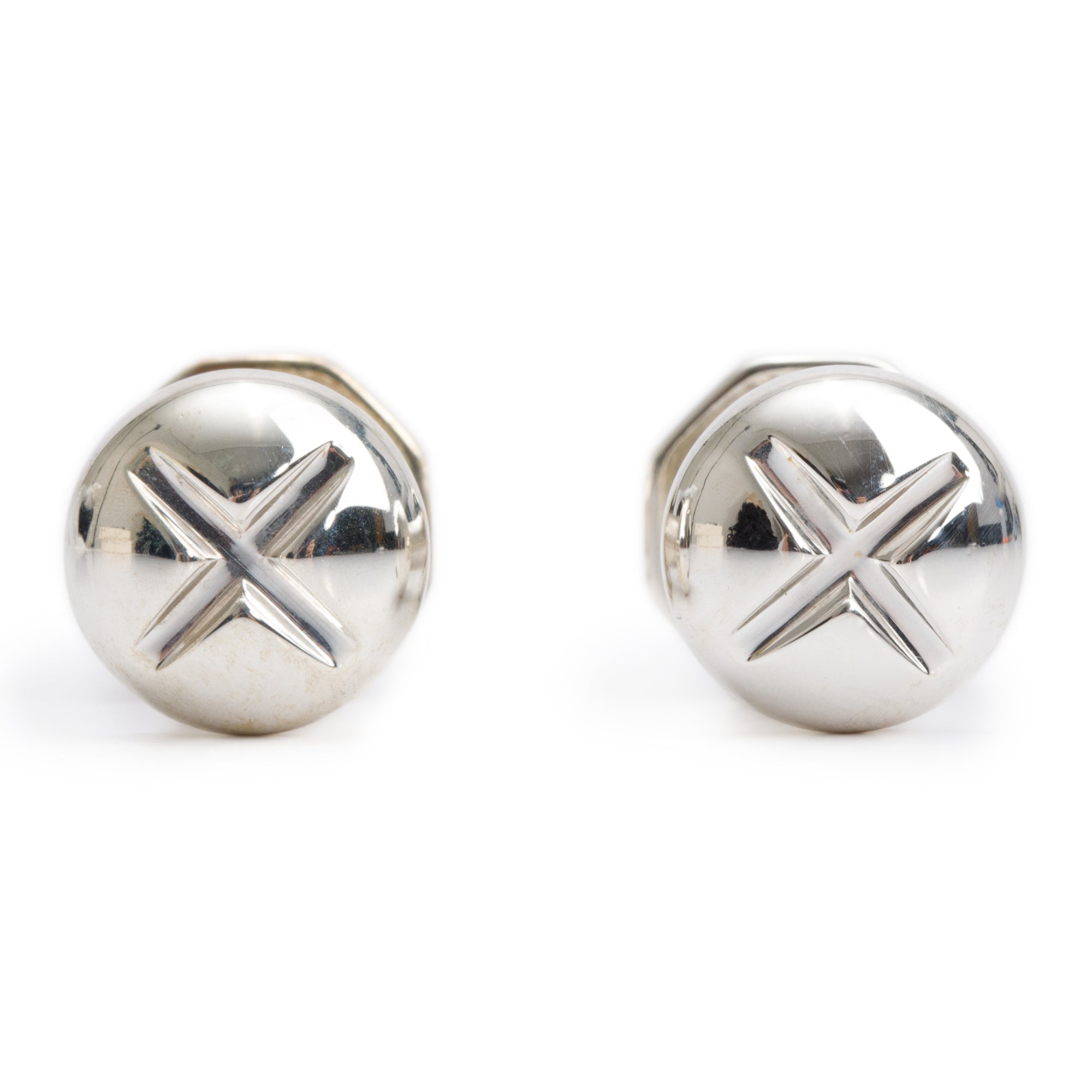 Tiffany & Co. Sterling Silver Nut & Bolt Cufflinks