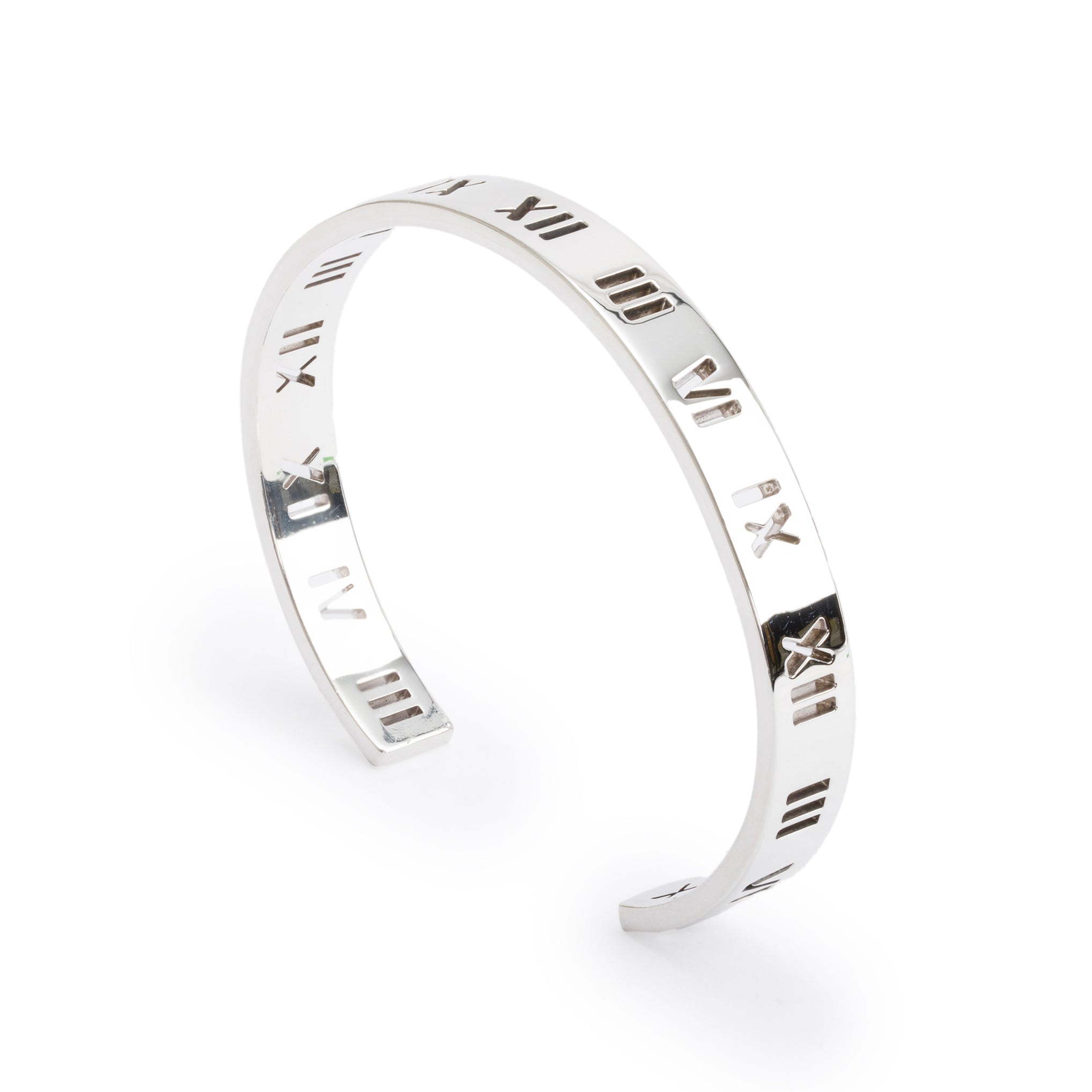 Tiffany & Co. Sterling Silver Pierced Atlas Cuff Bracelet