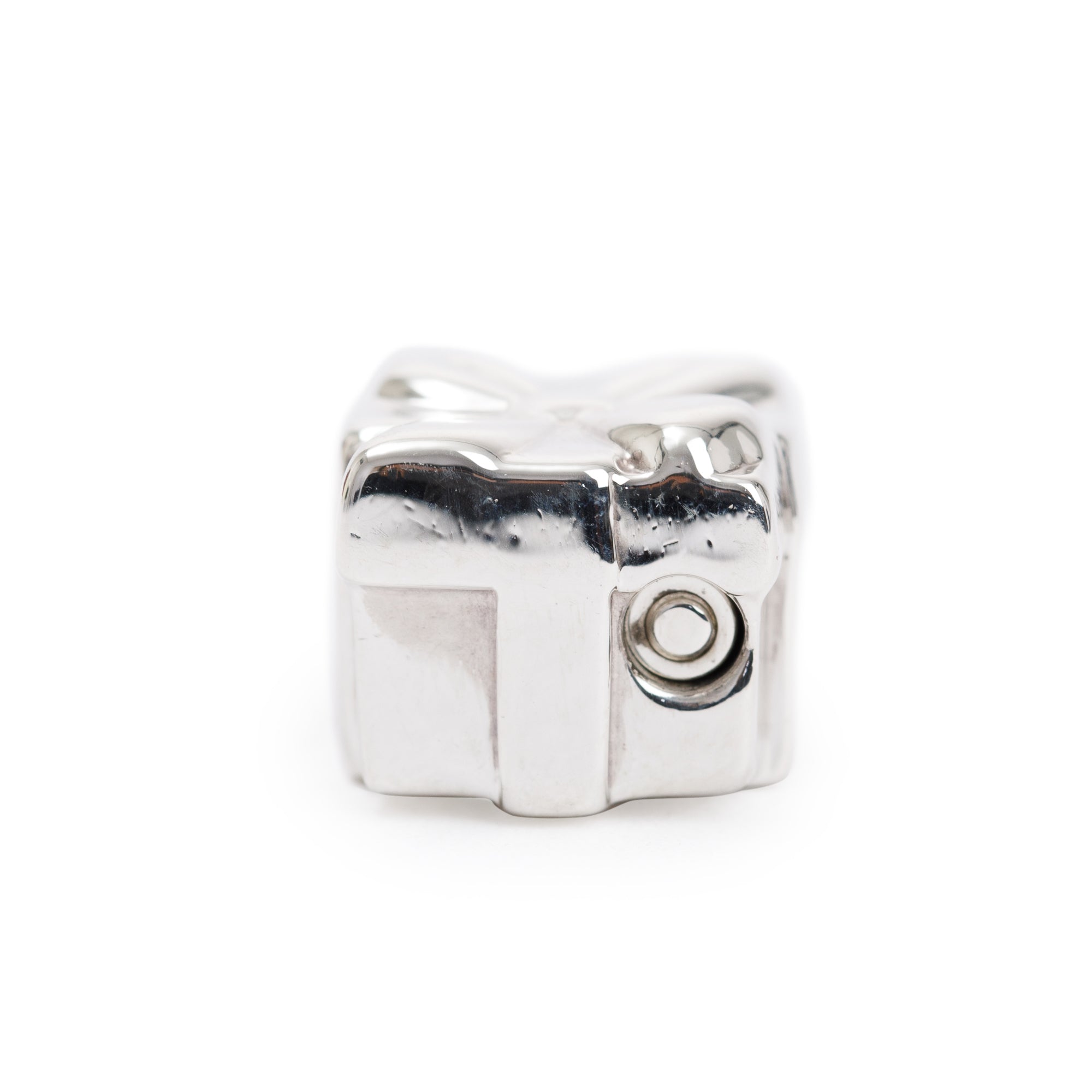 Tiffany & Co. Sterling Silver Present Box Lock Charm