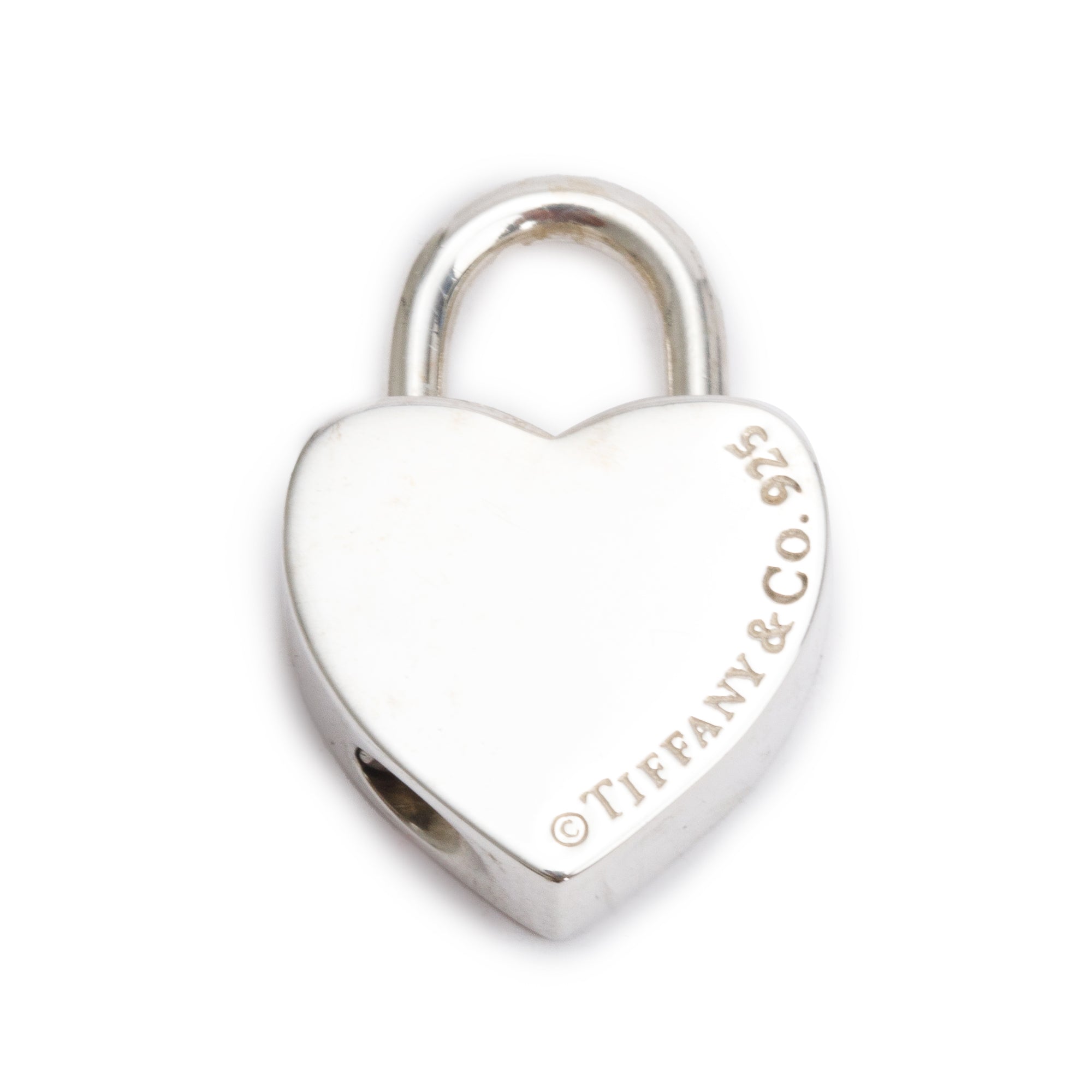 Tiffany & Co. Sterling Silver Return To Tiffany Heart Lock Charm