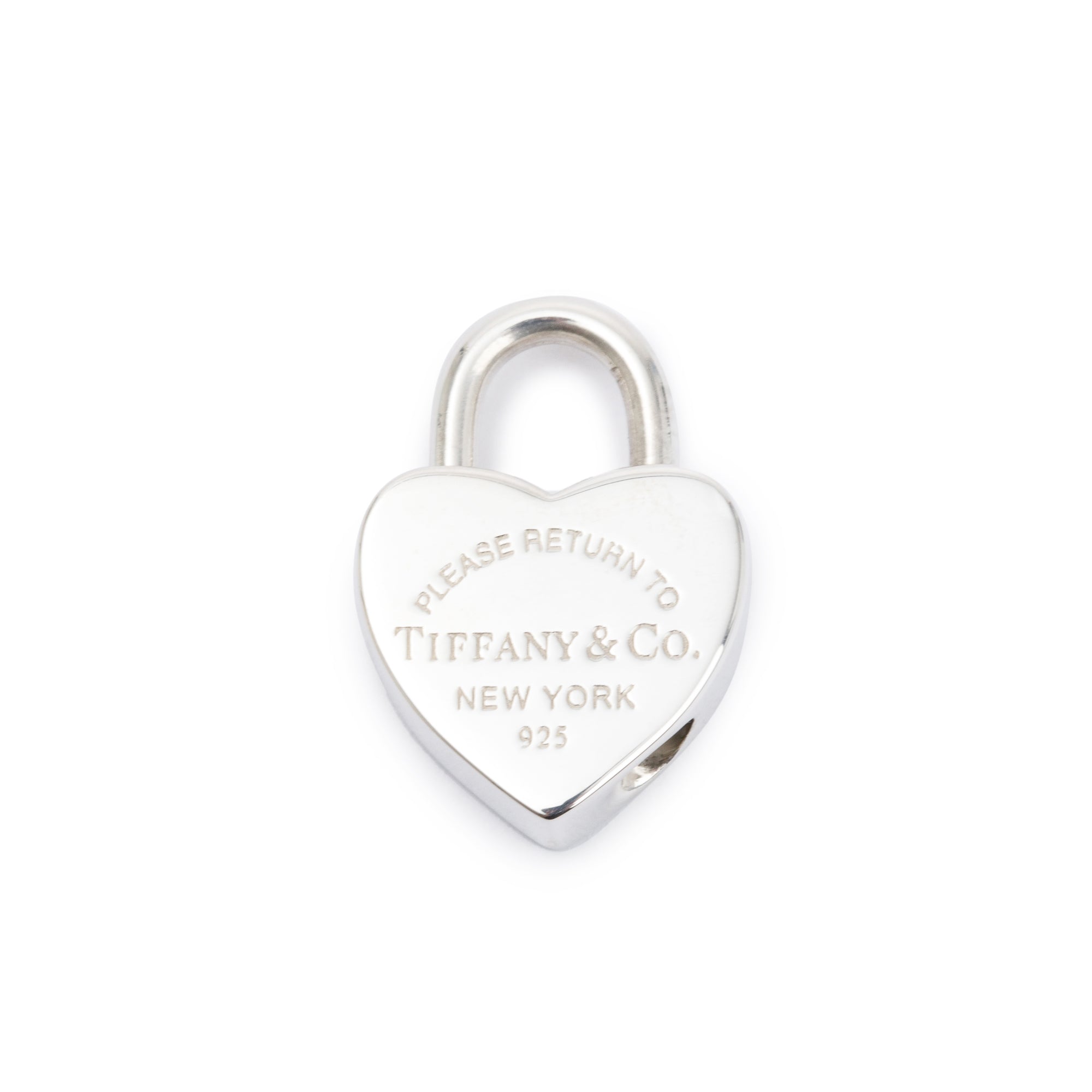 Tiffany & Co. Sterling Silver Return To Tiffany Heart Lock Charm