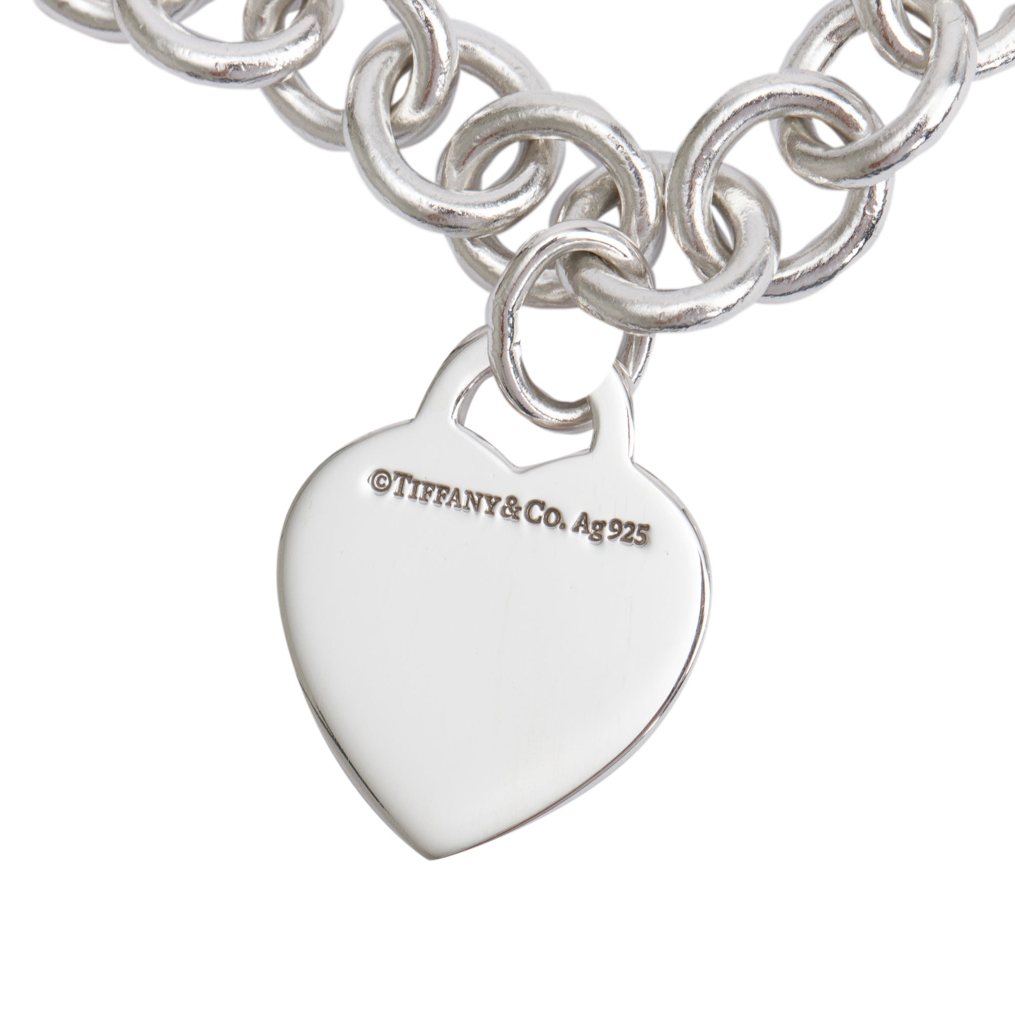 Tiffany & Co. Sterling Silver Return To Tiffany Heart Tag Necklace