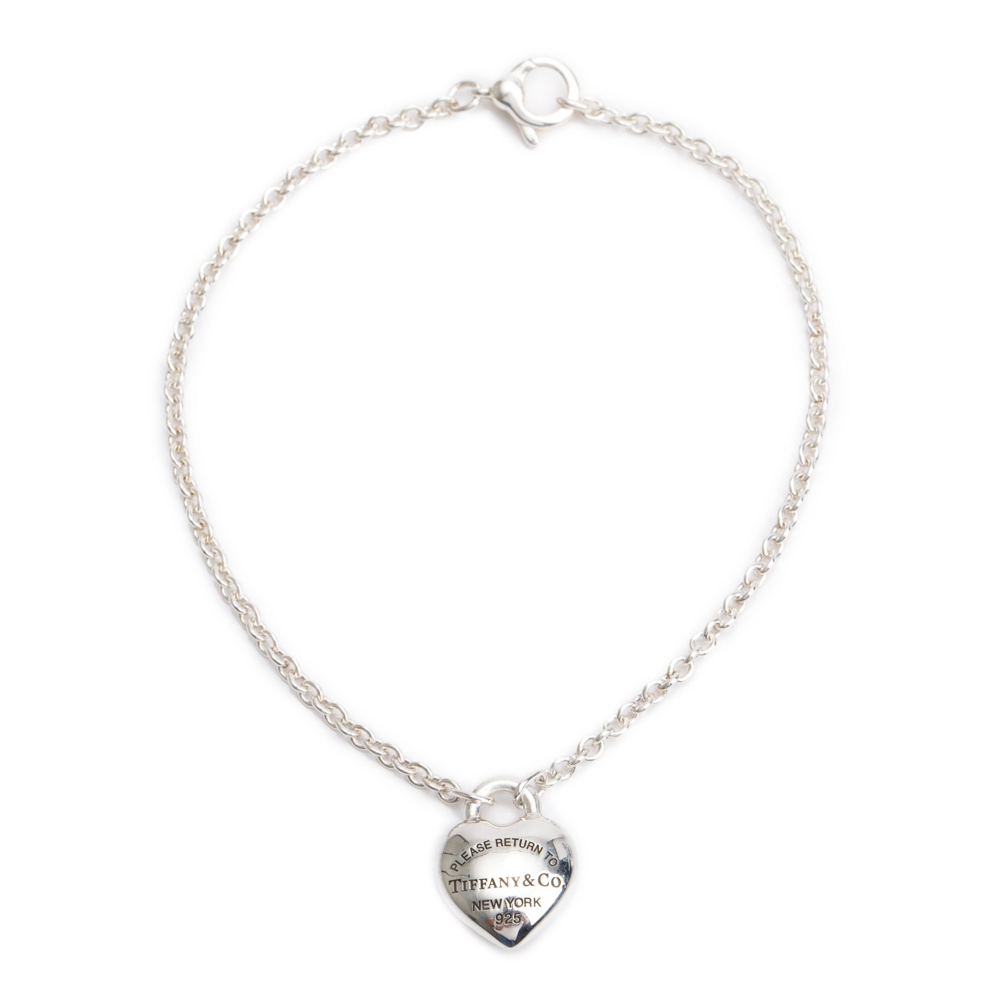 Tiffany & Co. Sterling Silver Return to Tiffany Full Heart Bracelet