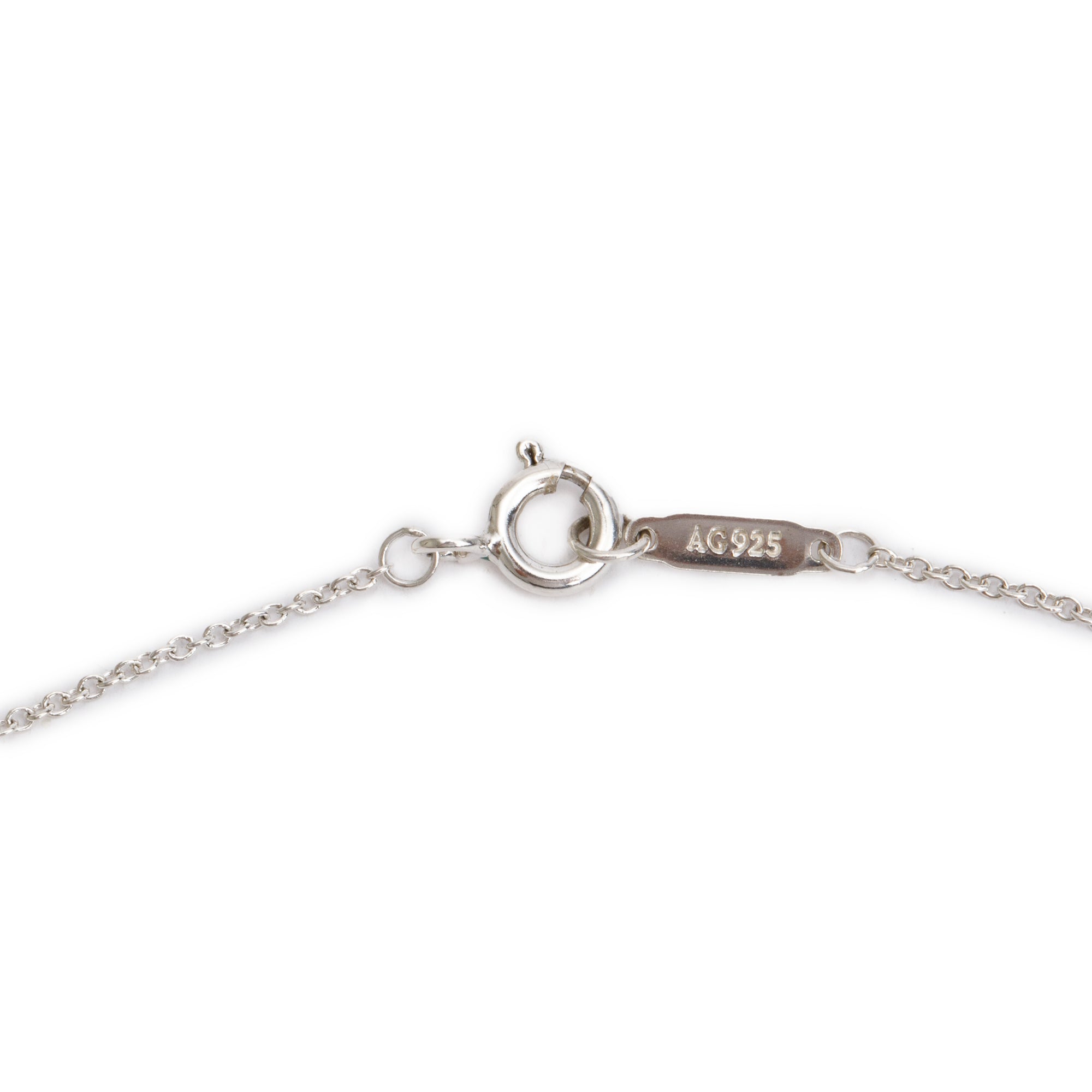 Tiffany & Co. Sterling Silver Return to Tiffany Heart Key Pendant Necklace