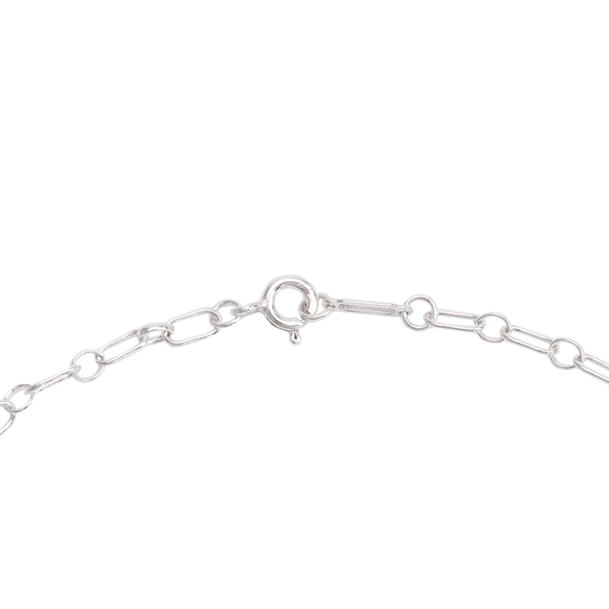 Tiffany & Co. Sterling Silver Return to Tiffany Heart Lock Charm Necklace