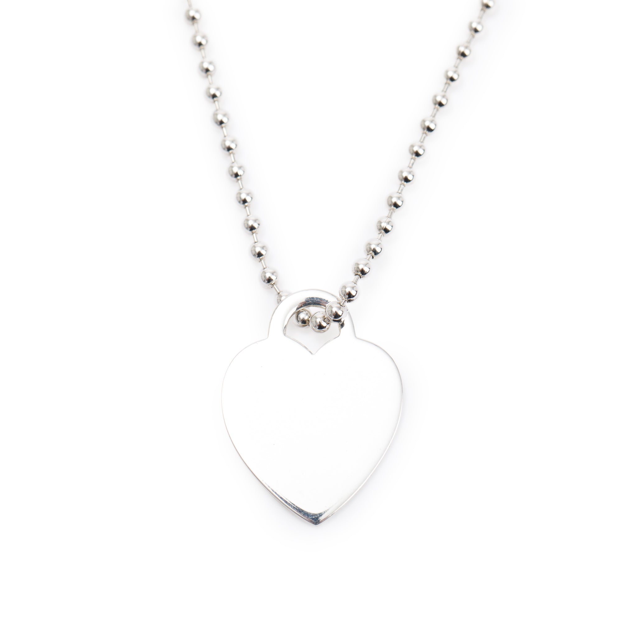 Tiffany & Co. Sterling Silver Return to Tiffany Heart Tag Pendant Necklace