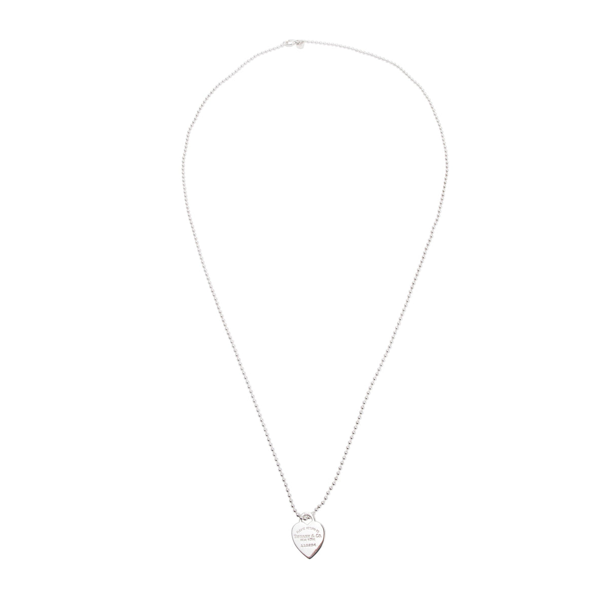Tiffany & Co. Sterling Silver Return to Tiffany Heart Tag Pendant