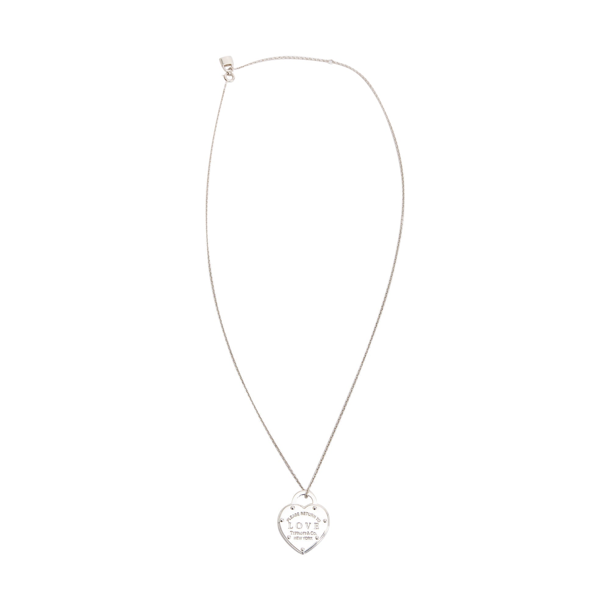 Tiffany & Co. Sterling Silver Return to Tiffany Love Heart Pendant Necklace
