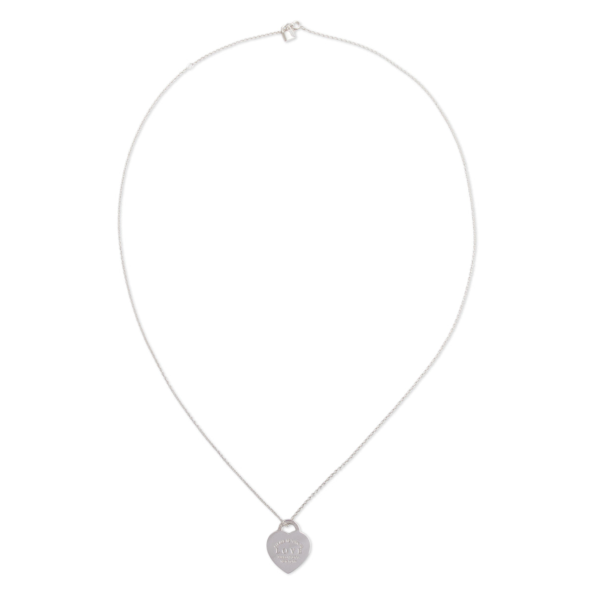 Tiffany & Co. Sterling Silver Return to Tiffany Love Heart Tag